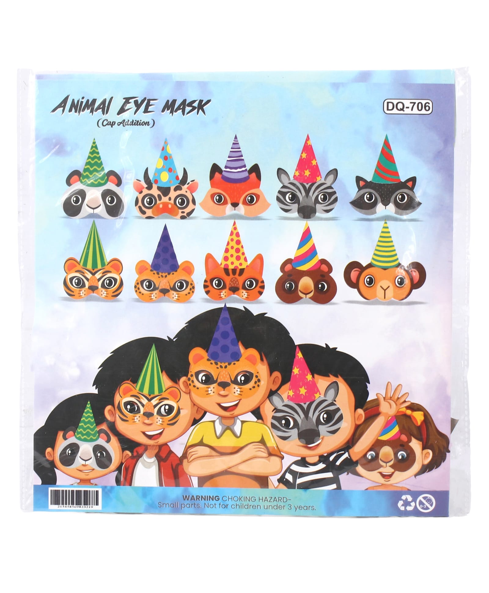 Animal Theme Party Eye Masks for Kids - 10 Pcs| Colorful Birthday Celebration Masks for Party Games| Theme Parties and Photo Booth Fun-image-4