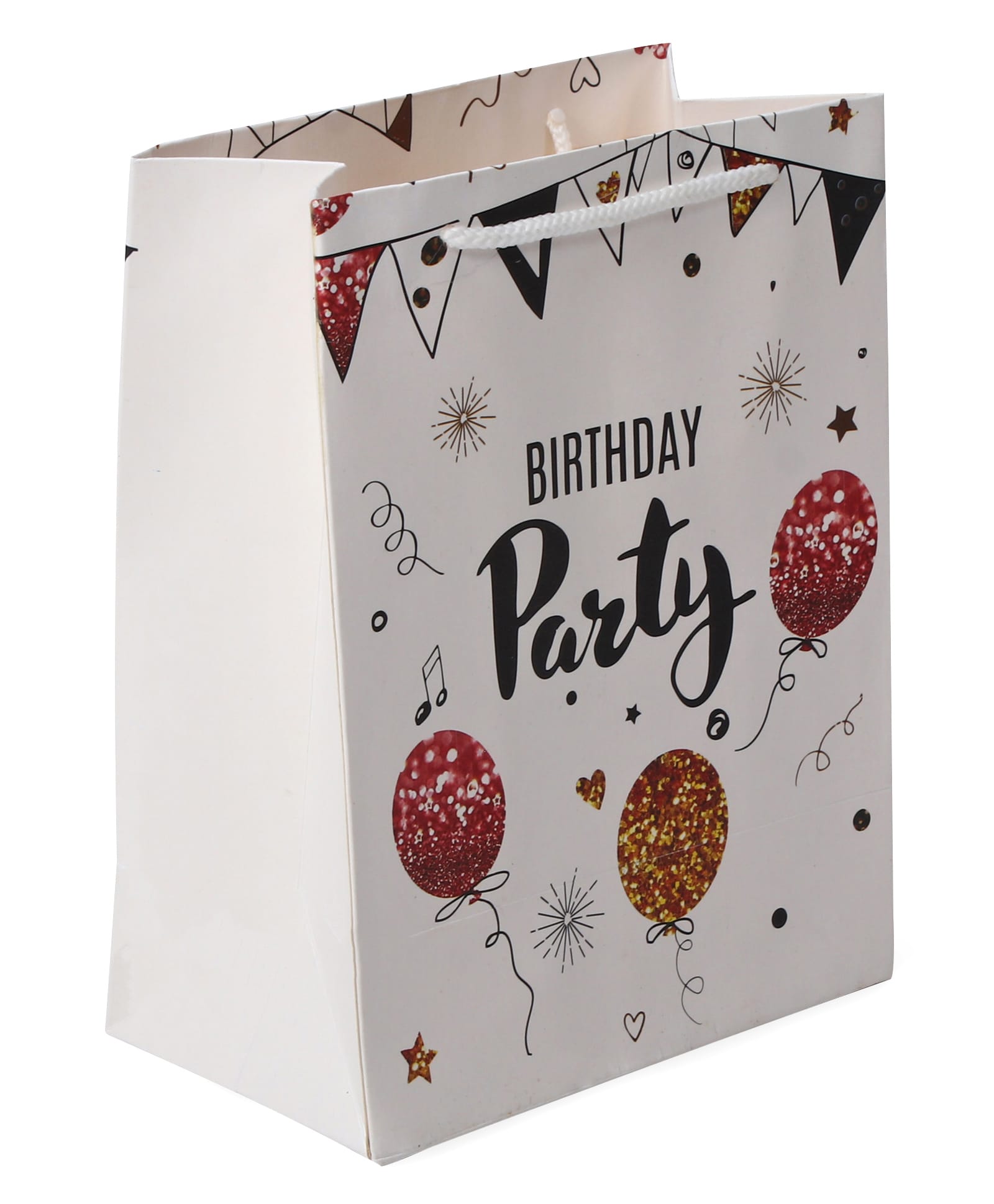 fab n funky Birthday Party Favor Gift Paper Bags with Rope Handle - Pack Of 10| Perfect for Return Gifts-picture-24