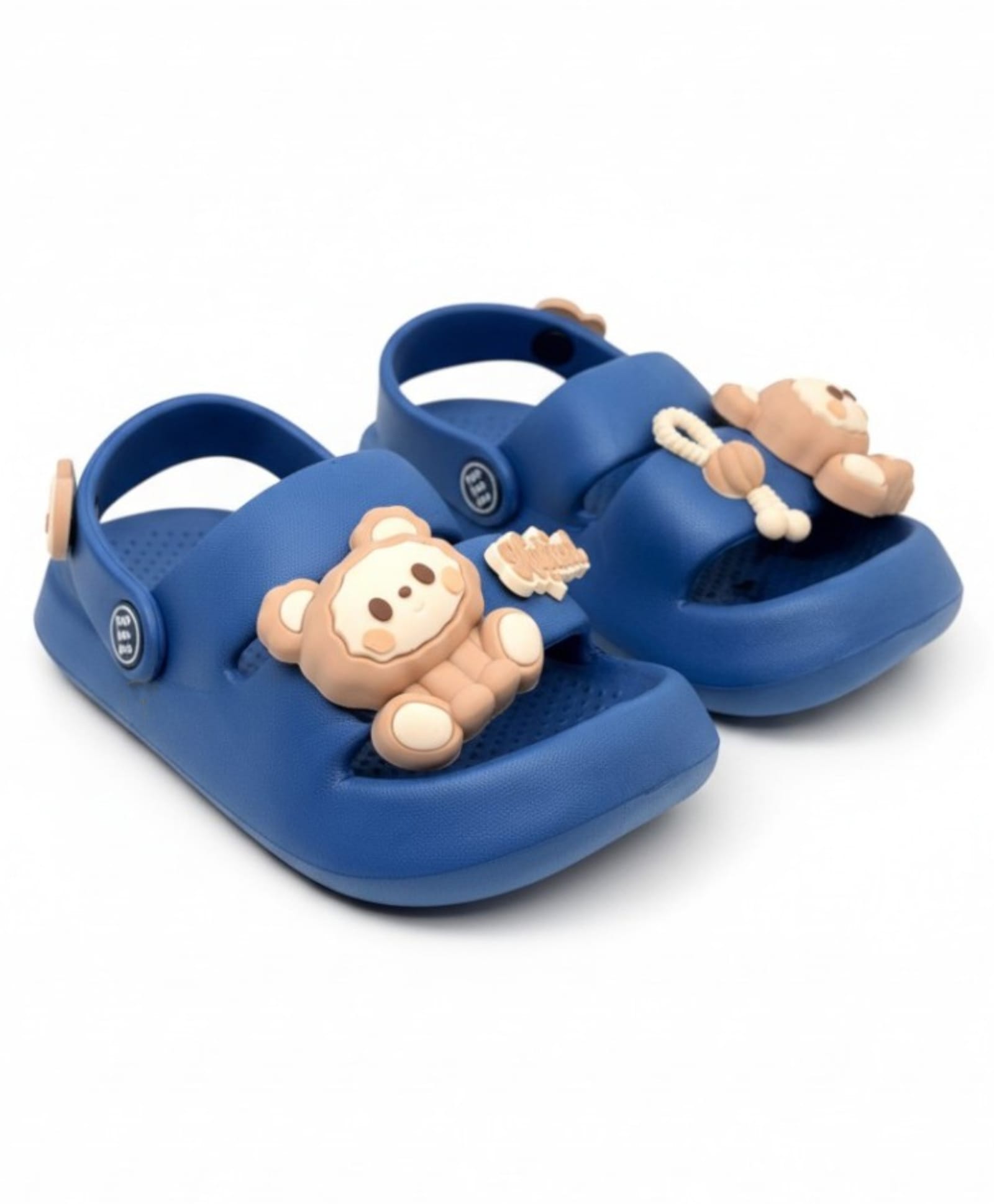 Lil Lollipop Animal Applique Detailed Slingback Sandals - Blue-picture-28