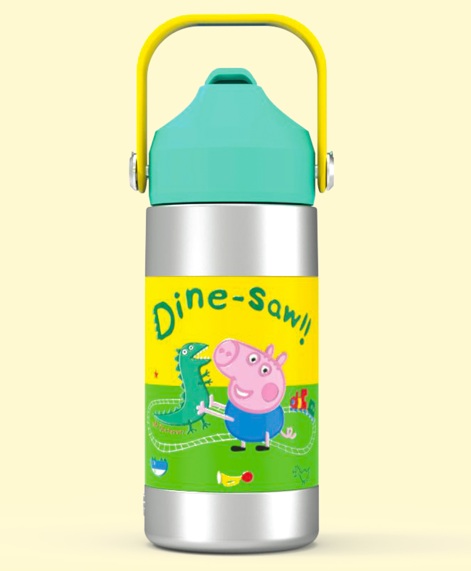 Rabitat Peppa Sipzy Vacuum Insulated Stainless Steel Bottle Best Buddy - 410 ml-picture-17