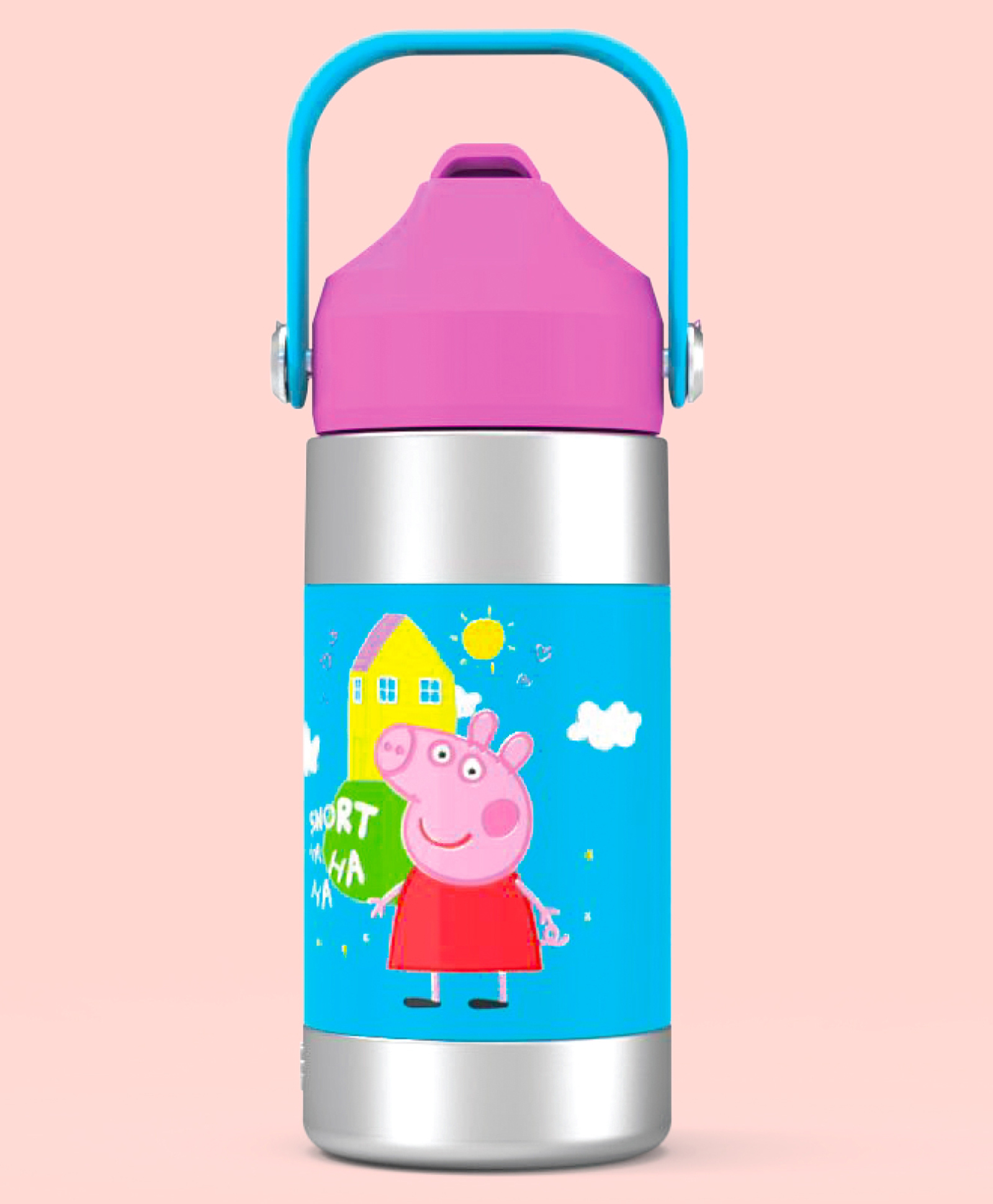 Rabitat Peppa Sipzy Vacuum Insulated Bottle Sweet Home- 410 ml-image-10