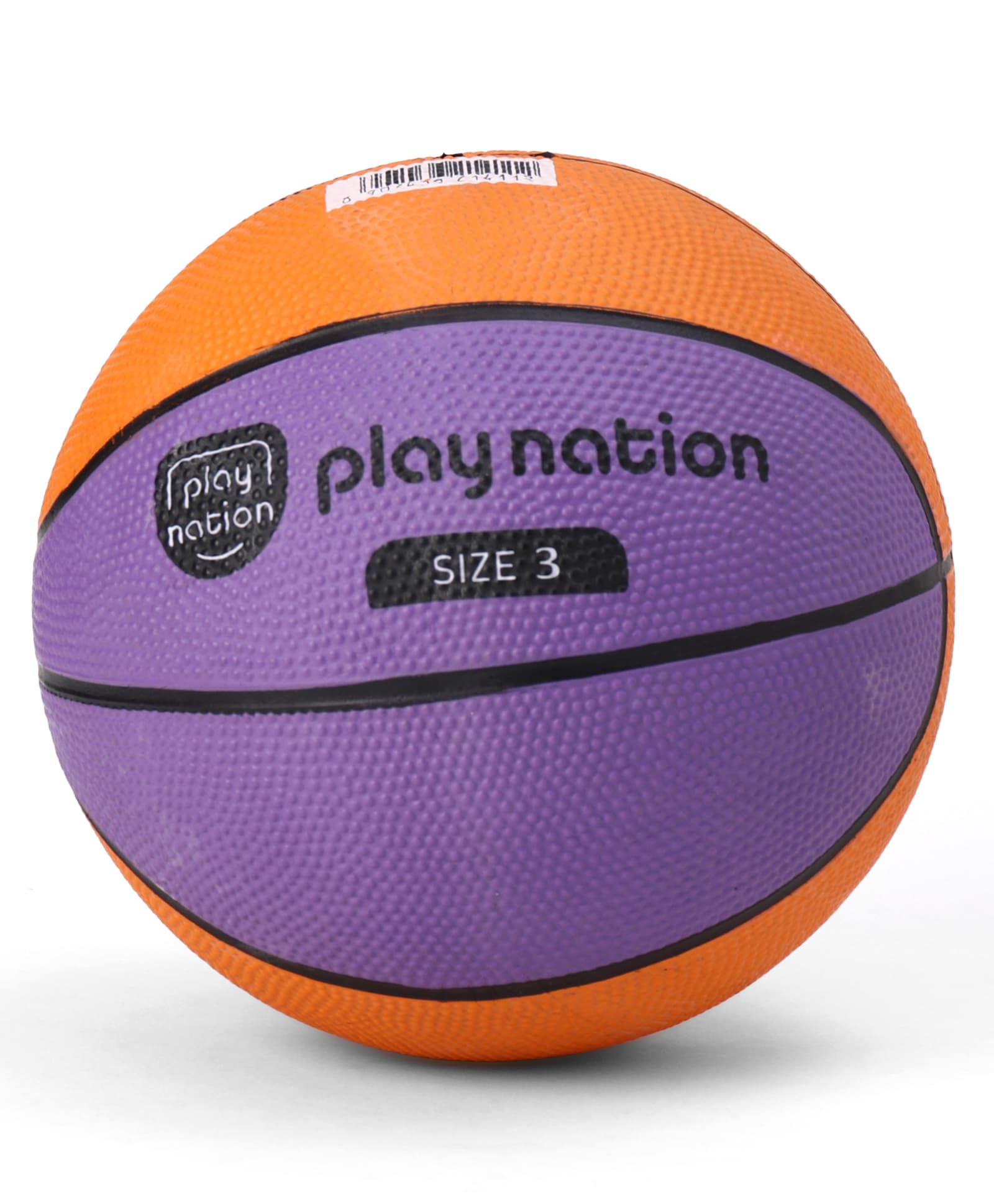 Play Nation Kids Basketball with Inflation Pin Size 3 - Orange Purple| Mini Basketball| Training Ball for Indoor & Outdoor Play| Easy Grip Kids Practice Ball| Pebbled Texture| Strong Bladder & Valve-picture-38