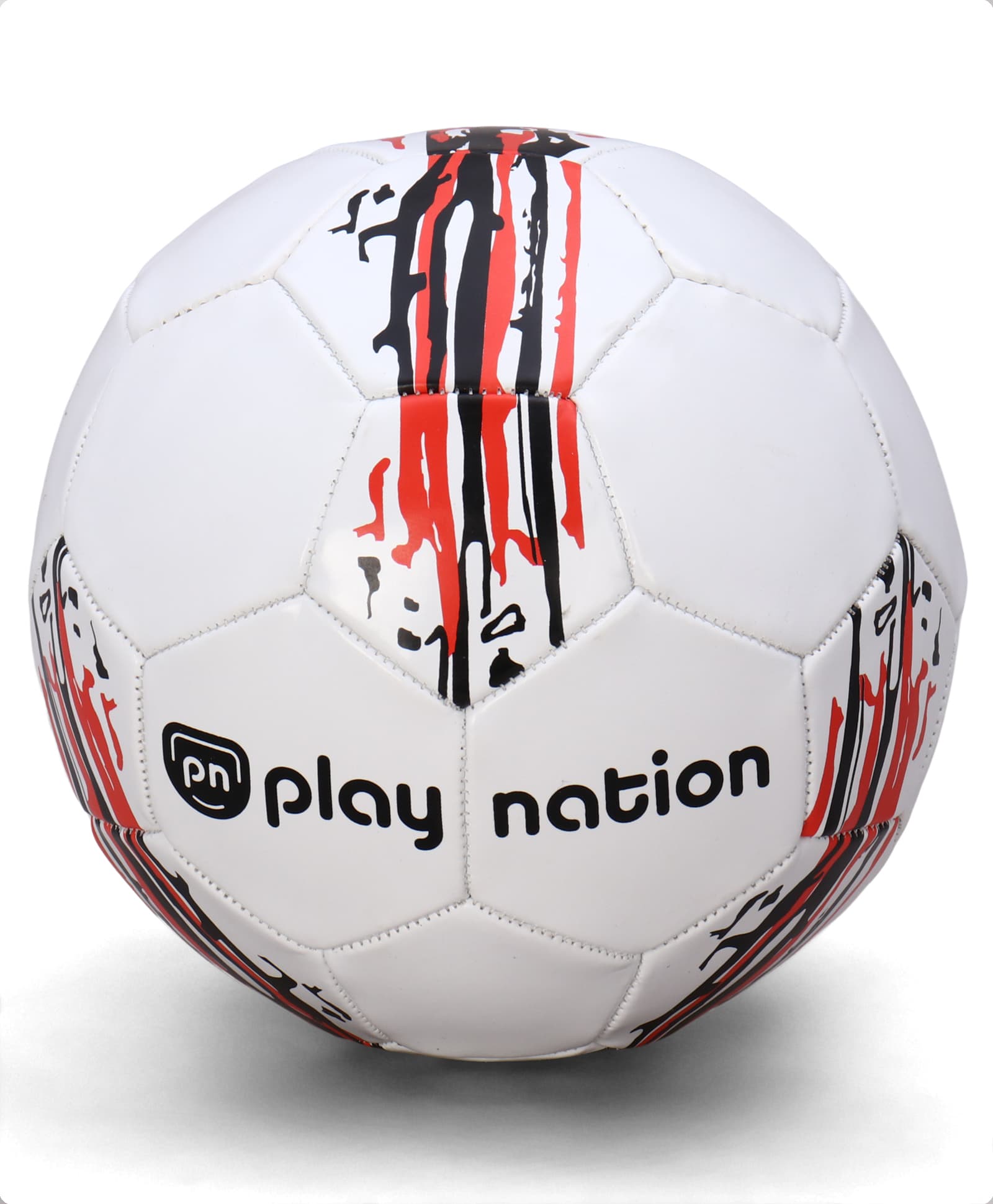 Play Nation Kids Football with Inflation Pin Size 5 - White| Professional Size Soccer Ball| Match & Training Football| Outdoor Play| Enhanced Control| Durable Machine Stitching| Strong Air Retention-image-40