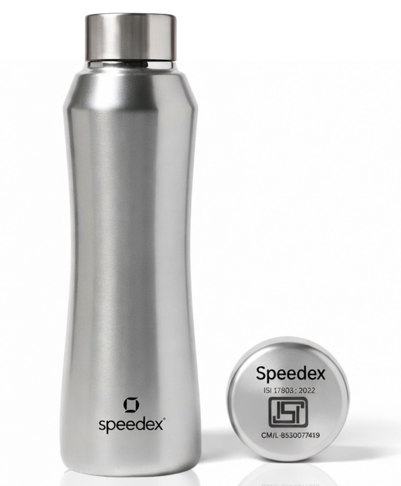 Speedex Stainless Steel Water Bottle 1 Litre (1000 ml), Leakproof Screw Cap, BIS Approved, Silver, Pack of 1-image-4