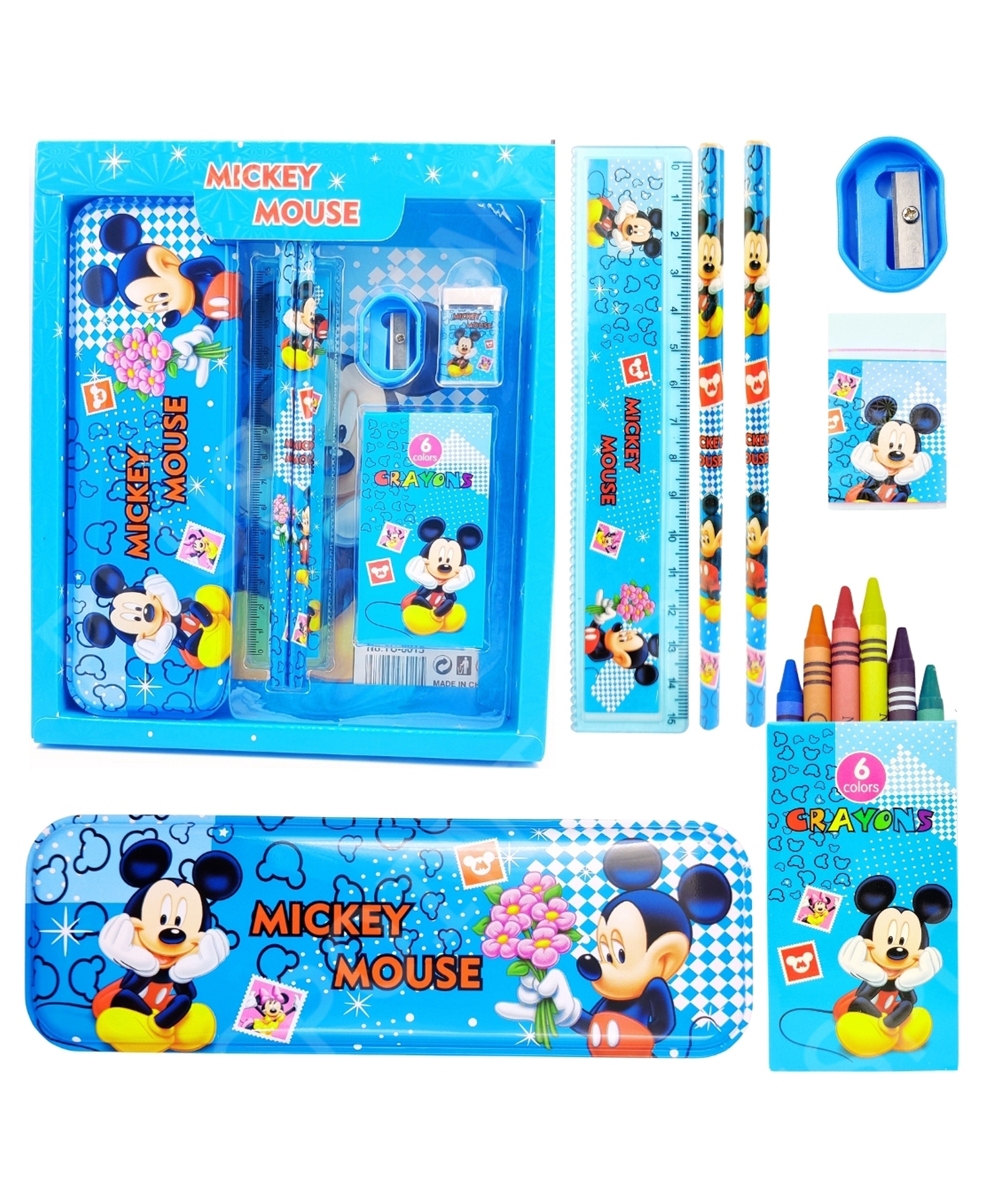 PLUSPOINT Stationery Gift Set for Kids - Pack of 7 Pcs, Stationery Items for Kids useful gift Cartoon Stationary Set Birthday Return Gift and School Supply-image-16