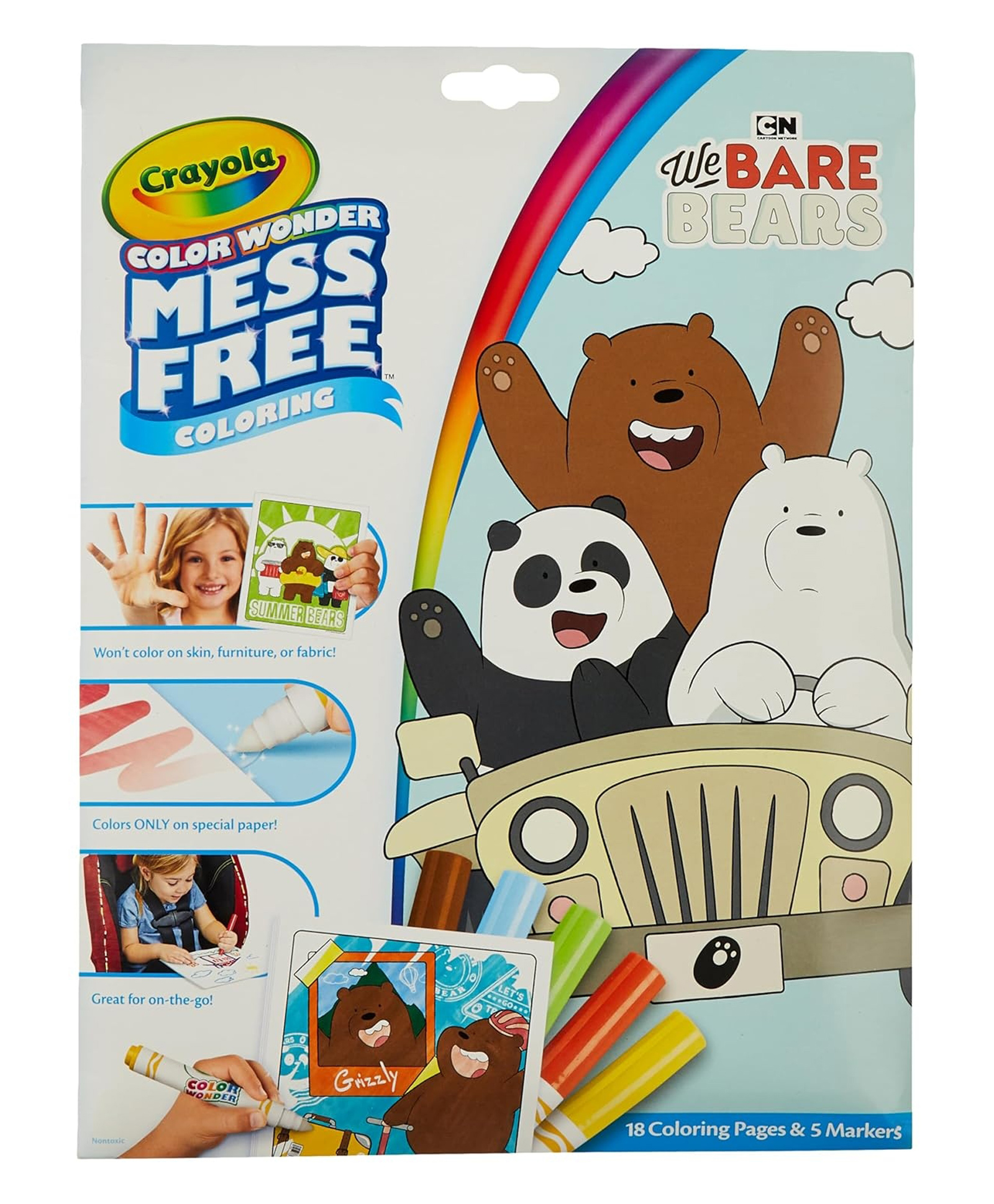 Crayola We Bare Bears Regular Foldalope Crayons Pack of 18-picture-24