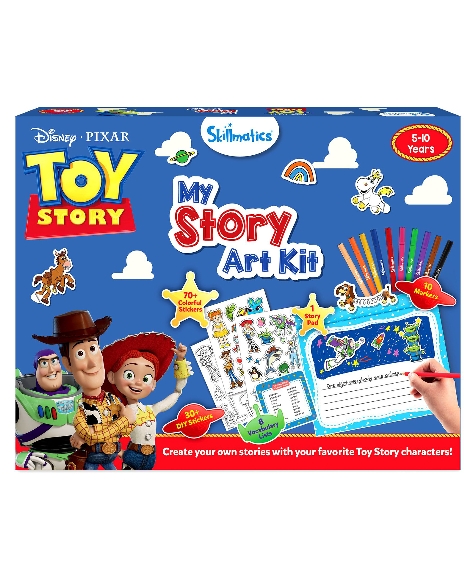Skillmatics Story Art Kit DisneyPixar Toy Story DIY Storytelling & Craft Kit with 100+ Stickers, Markers & Story Pad, Scrapbooking & Writing Activity, Gift for Kids Ages 5, 6, 7, 8, 9, 10-picture-16