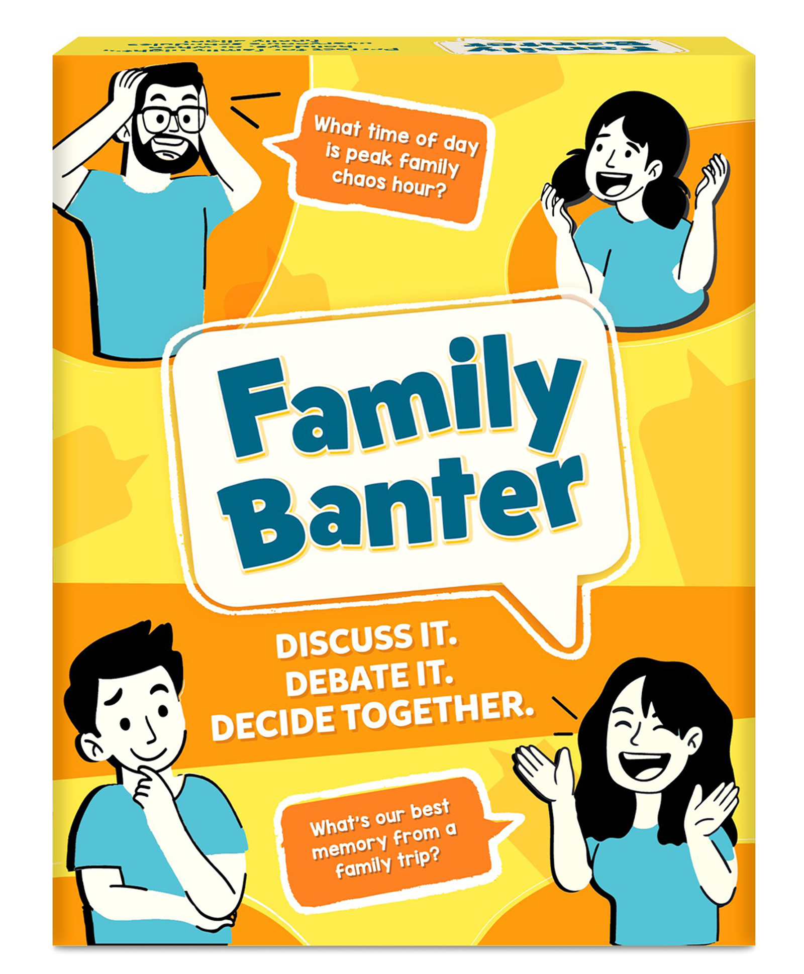 Gouda Games Family Banter Card Game Fun and Hilarious for Family Game Night Interactive Conversation with 148 Question Cards Travel Game for Kids Teens and Adults Gift Ages 8 and Up-image-28