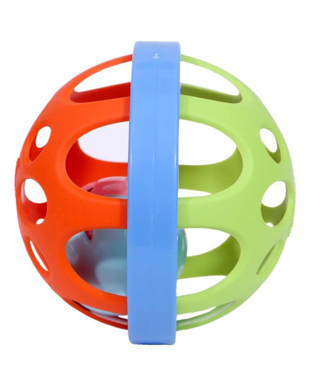 NEW PINCH Colourful Lovely Attractive Baby Ball Shape Rattle & Teether Toys Set of 1 Pcs for Babies, Toddlers, Infants & Children -Multicolor-picture-21