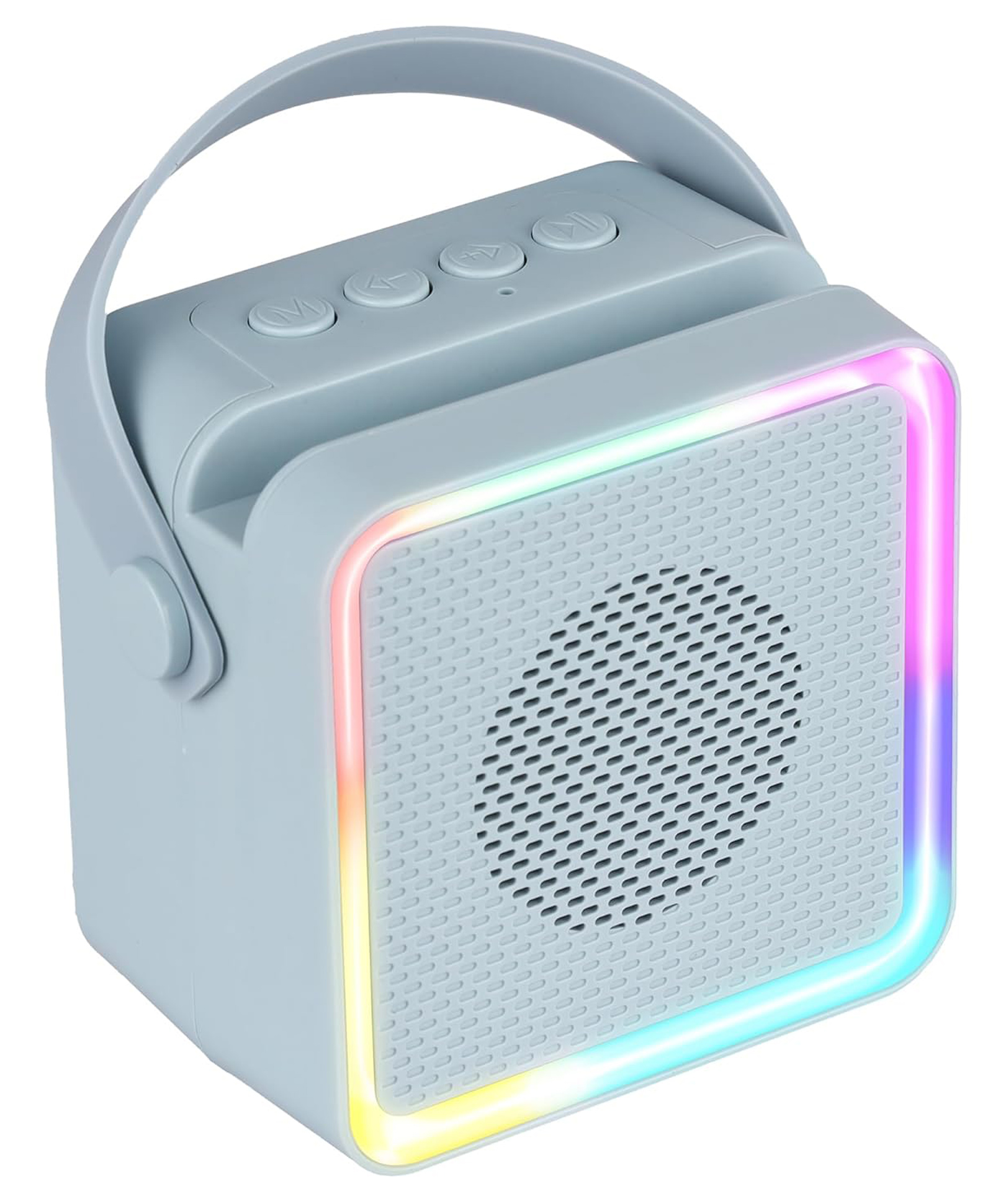 ZEBRONICS County 8, Portable Bluetooth Speaker, 8 Watts, Upto 7 Hours Playback, Passive Radiator, BTv5.3 | TWS | USB | mSD, RGB LED, Call Function, Compact Design, Carry Strap (Sky Blue)-image-47