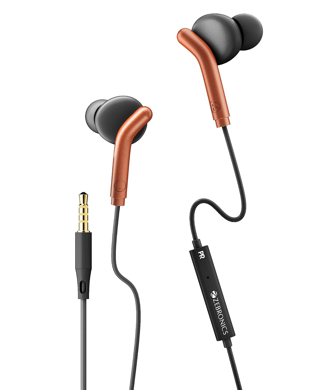 ZEBRONICS Bro 3.5Mm Wired in Ear Earphones, in-Line Mic, Deep Bass, 1.2M Strong and Long Lasting Cable, Light Weight, Compatible with Mobile | Tablet | Laptop (Orange) (Zeb-Bro)-image-49