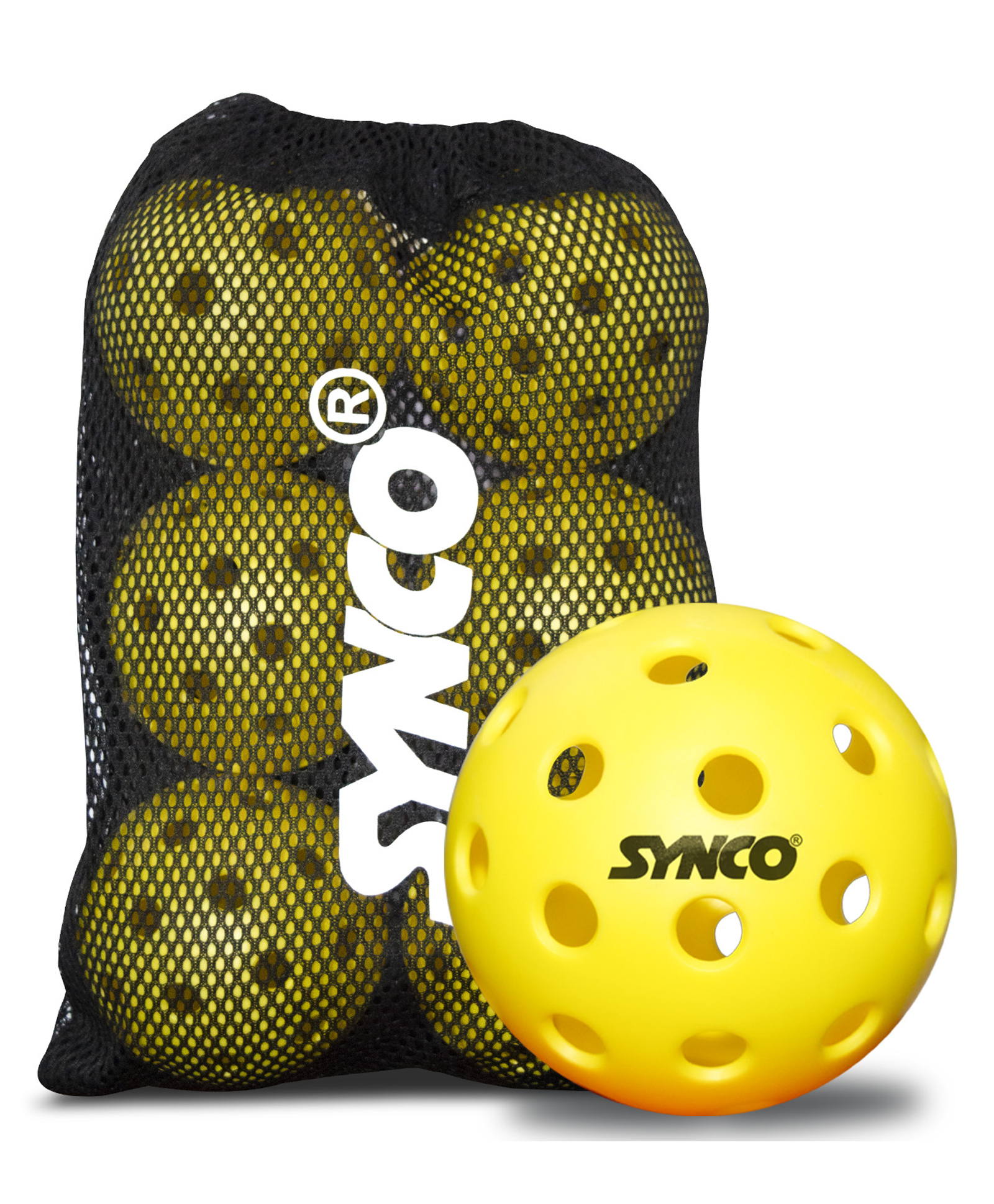 SYNCO Pickleball S40 (Set of 6), 40 Holes Ball for Outdoor Play-image-4