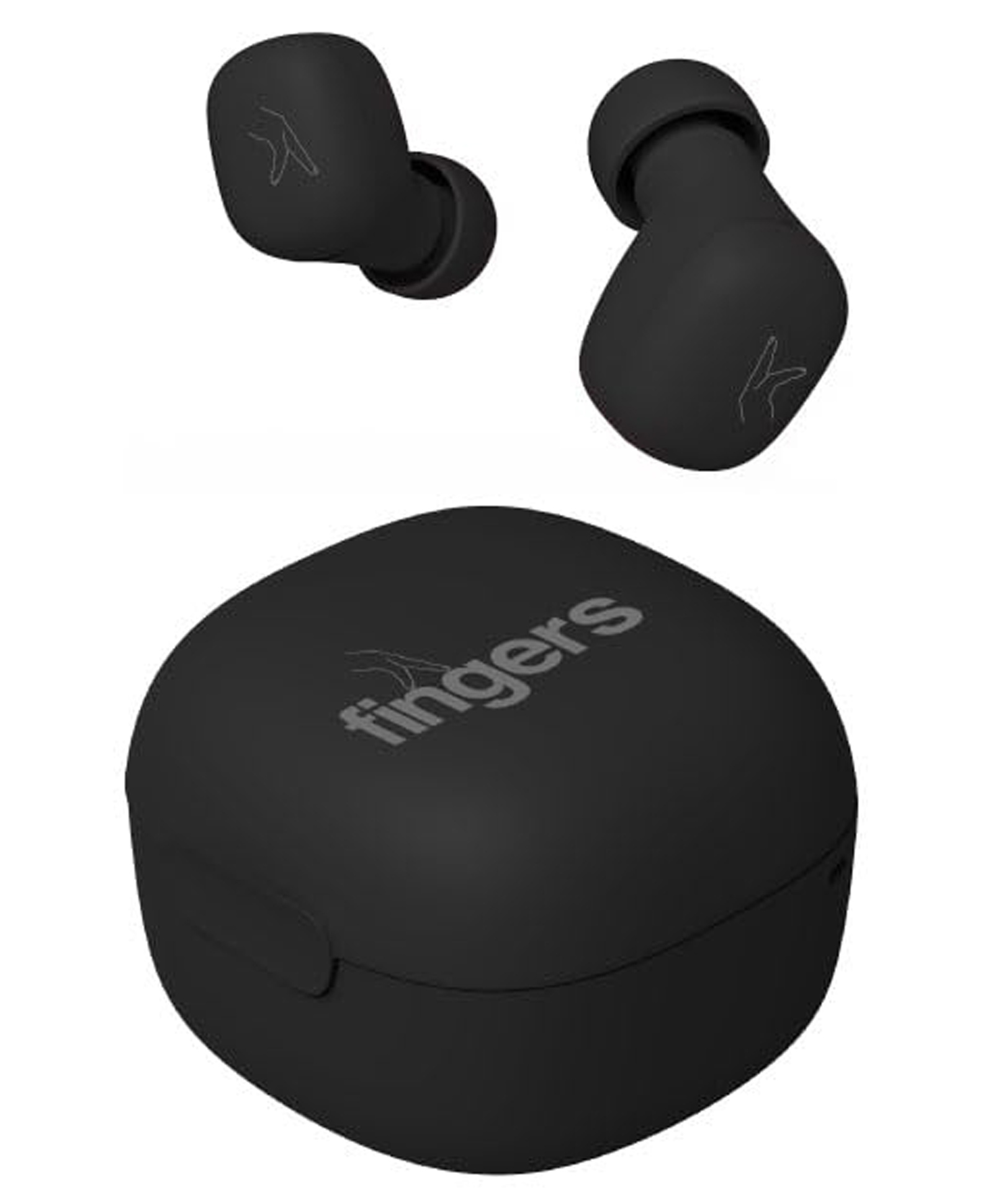 FINGERS SizeZero Pods2 World's Tiniest TWS Earbuds with 15-Hour Total Playtime, Quick Charge of 10 mins for 2-Hour Playtime, Built-in Mic with SNC Technology for Clear Calls (Matte Black)-image-31