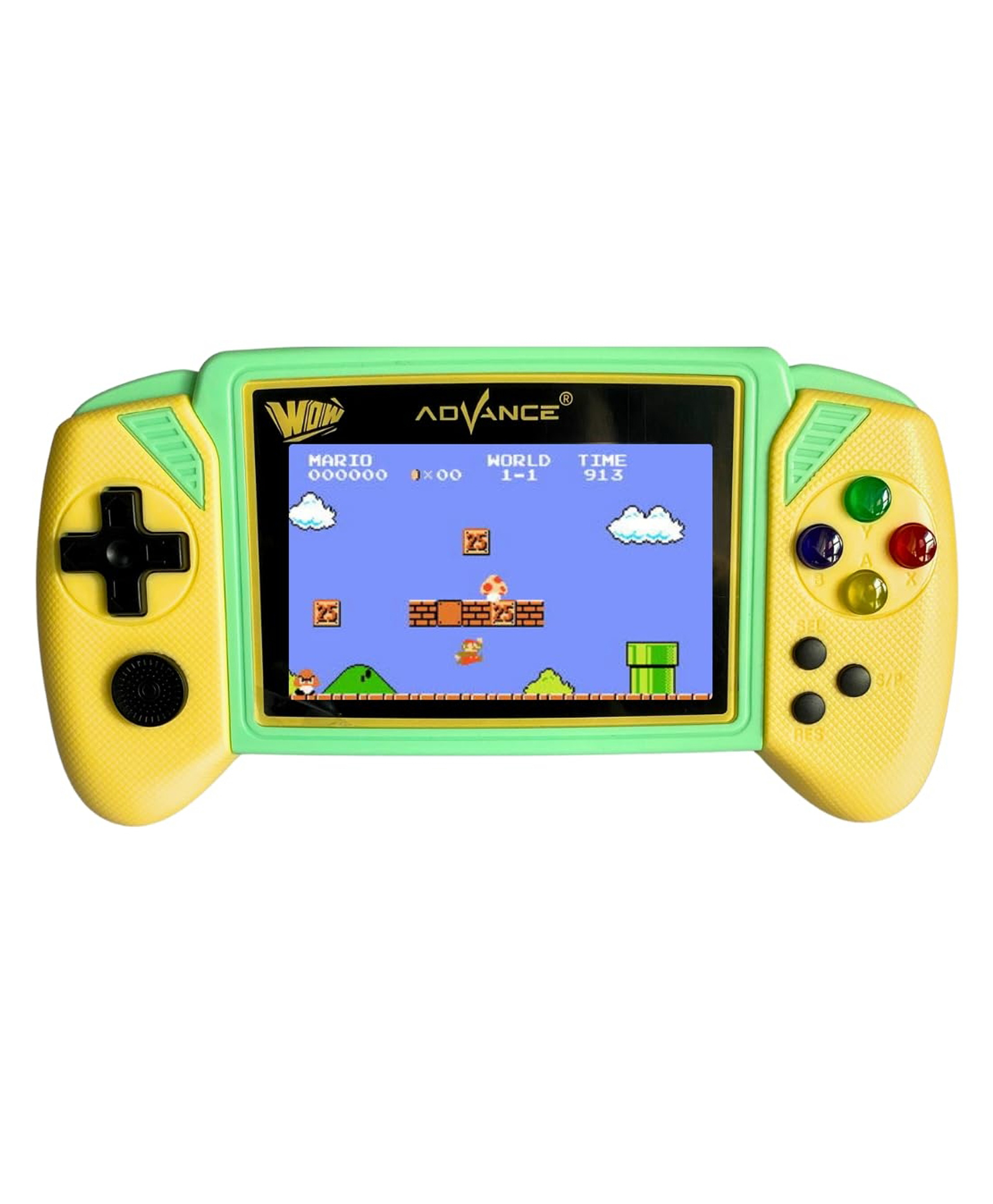 TMG Handheld Game Console,500 Classical Games Retro Video Games Player 3.5' Color Screen Support Connecting TV Game for Kids Boys,Birthday Gifts. (Yellow Green)-picture-27