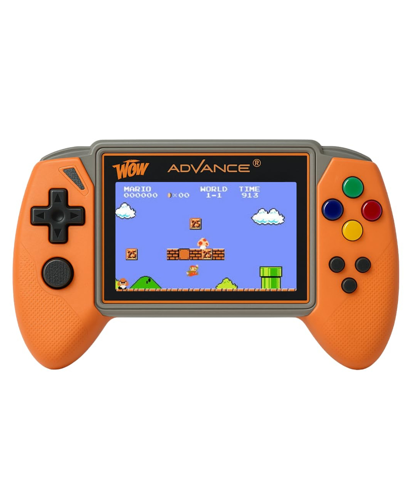 TMG Handheld Game Console,500 Classical Games Retro Video Games Player 3.5' Color Screen Support Connecting TV Game for Kids Boys,Birthday Gifts. (Orange Brown)-picture-28