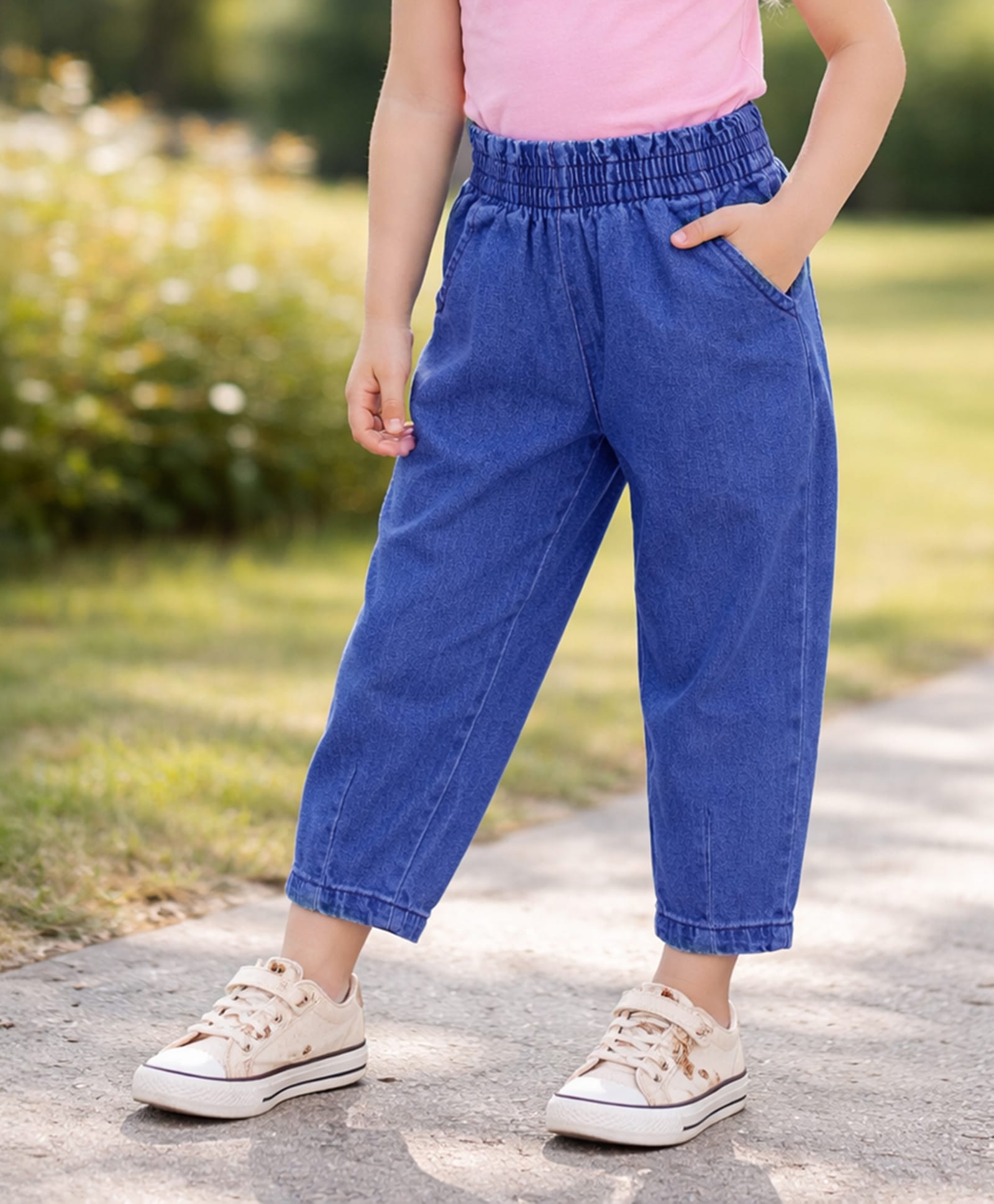 Mi Arcus Cotton Elastane Denim Solid Jeans - Blue-picture-23