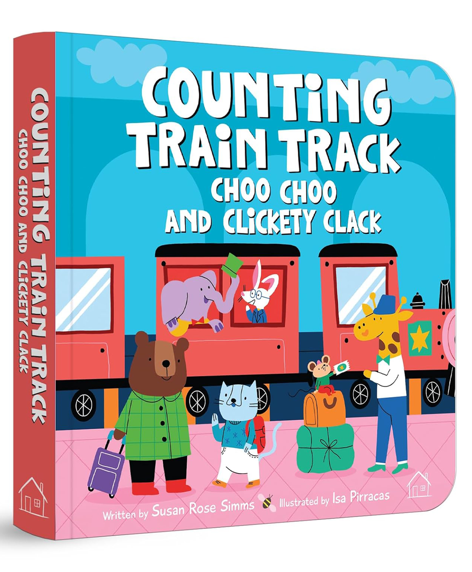 Counting Train Track Choo Choo and Clickety Clack: A Fun Rhyming Board Book to Learn Numbers 110 with Trains, Tracks & Counting Fun | Bright .. 31 August 2024 Knowledge Book Pack of 1- English-image-33