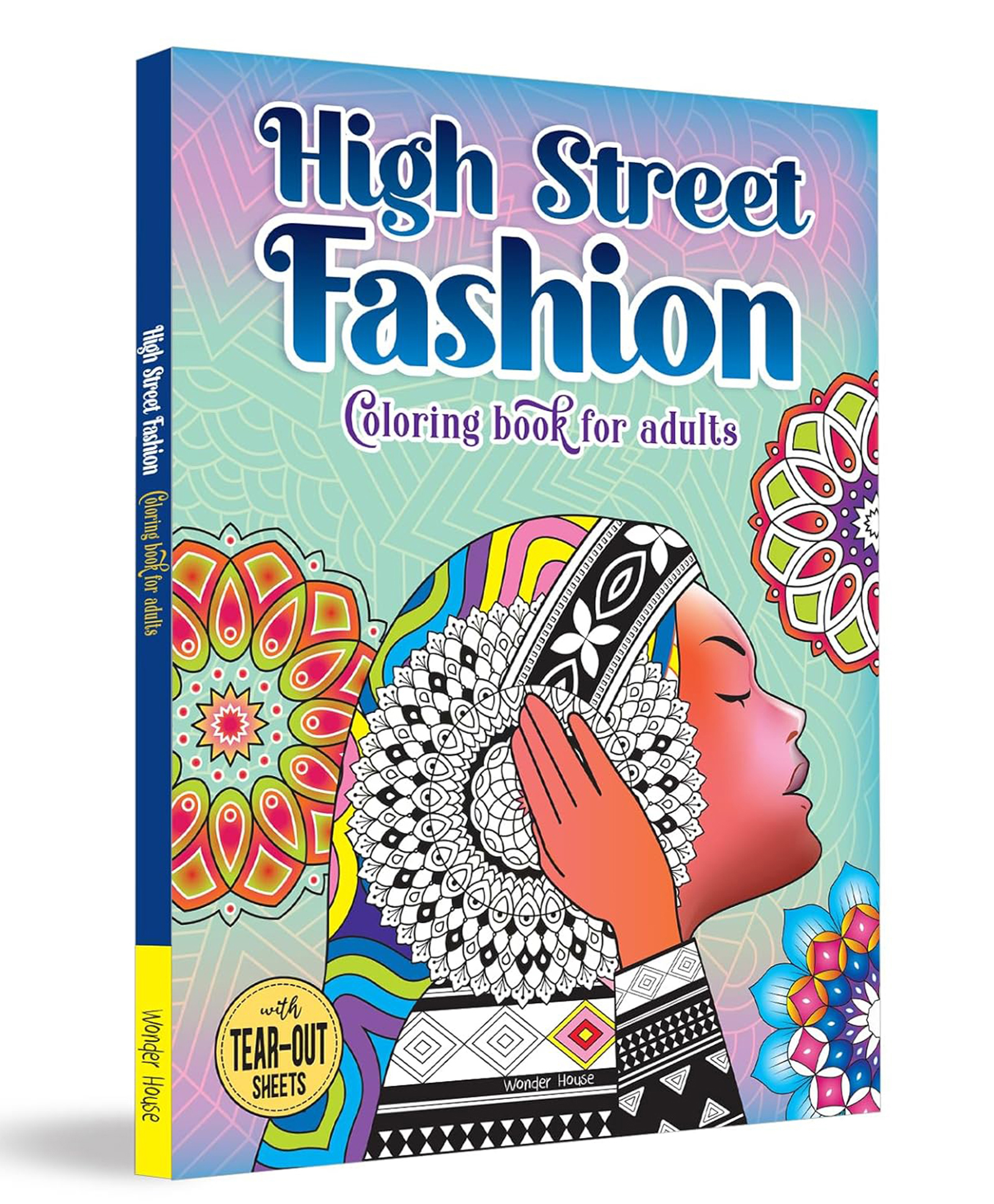 wonder house books High Street Fashion Coloring book for adults Paperback Coloring Book, 31 May 2022 Drawing & Coloring Books Pack of 1- English-picture-11