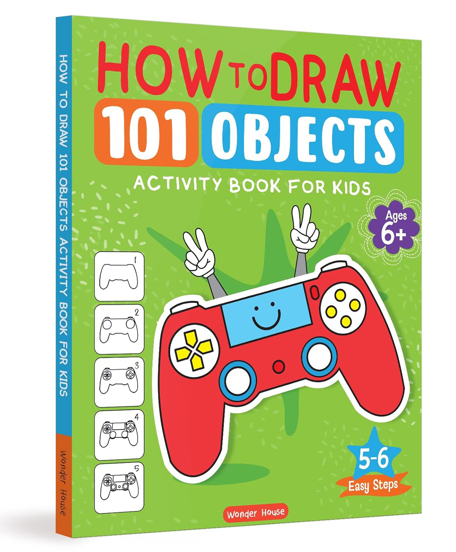 How to Draw: 101 Objects | Step-by-Step Drawing Activity Book for Kids | Ages 5+ | Build Creativity, Focus & Fine Motor Skills Paperback 28 February 2025 Knowledge Book Pack of 1-English-image-4