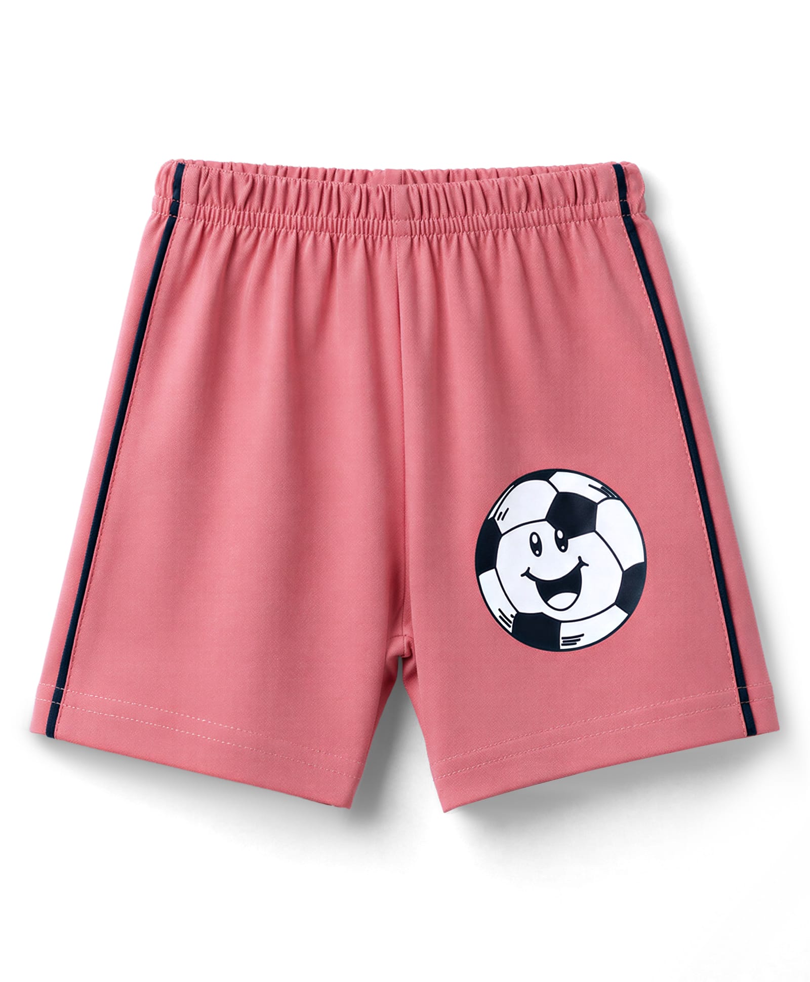 Tango Cotton Knit Knee Length Sports Theme Printed Short - Pink-picture-17