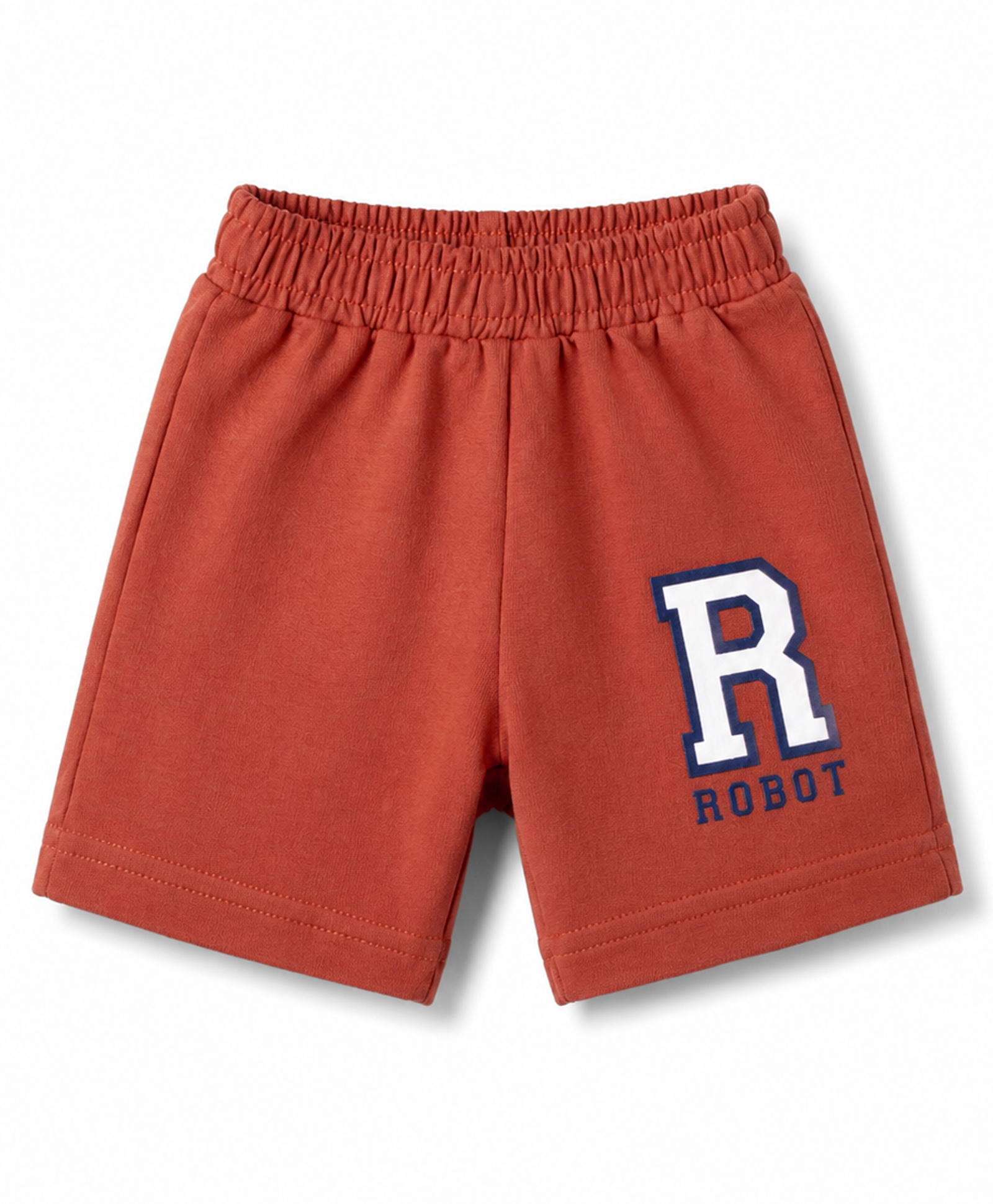 Tango Cotton Knit Knee Length Text Printed Shorts - Red-picture-11
