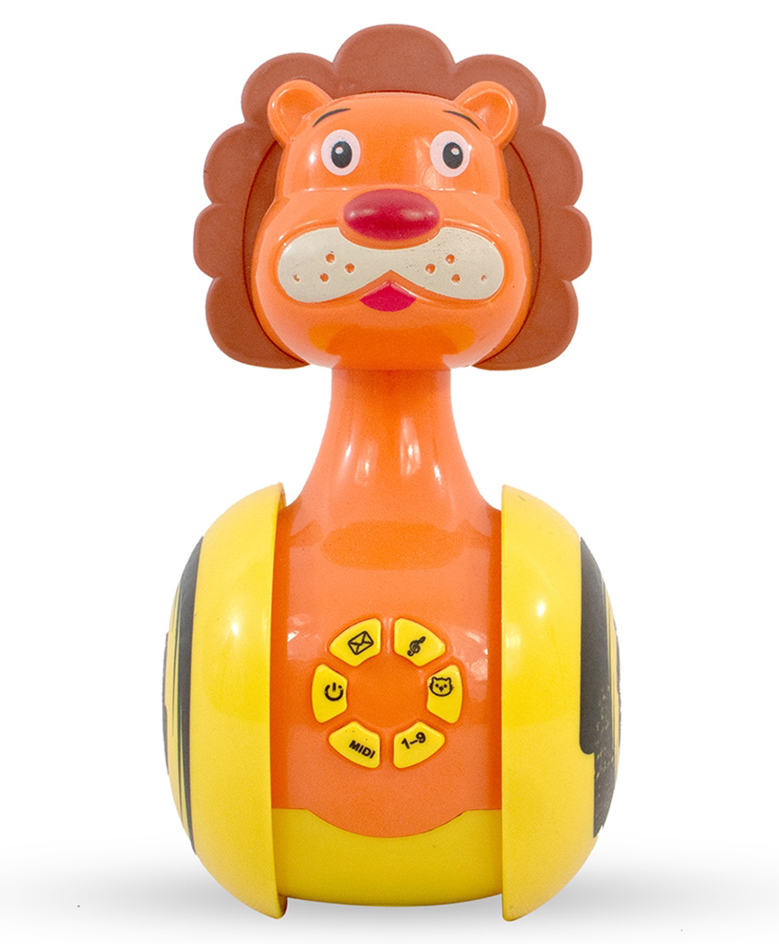 IToys Lion Shaped Musical Toy Tumbler - Yellow & Orange-image-14