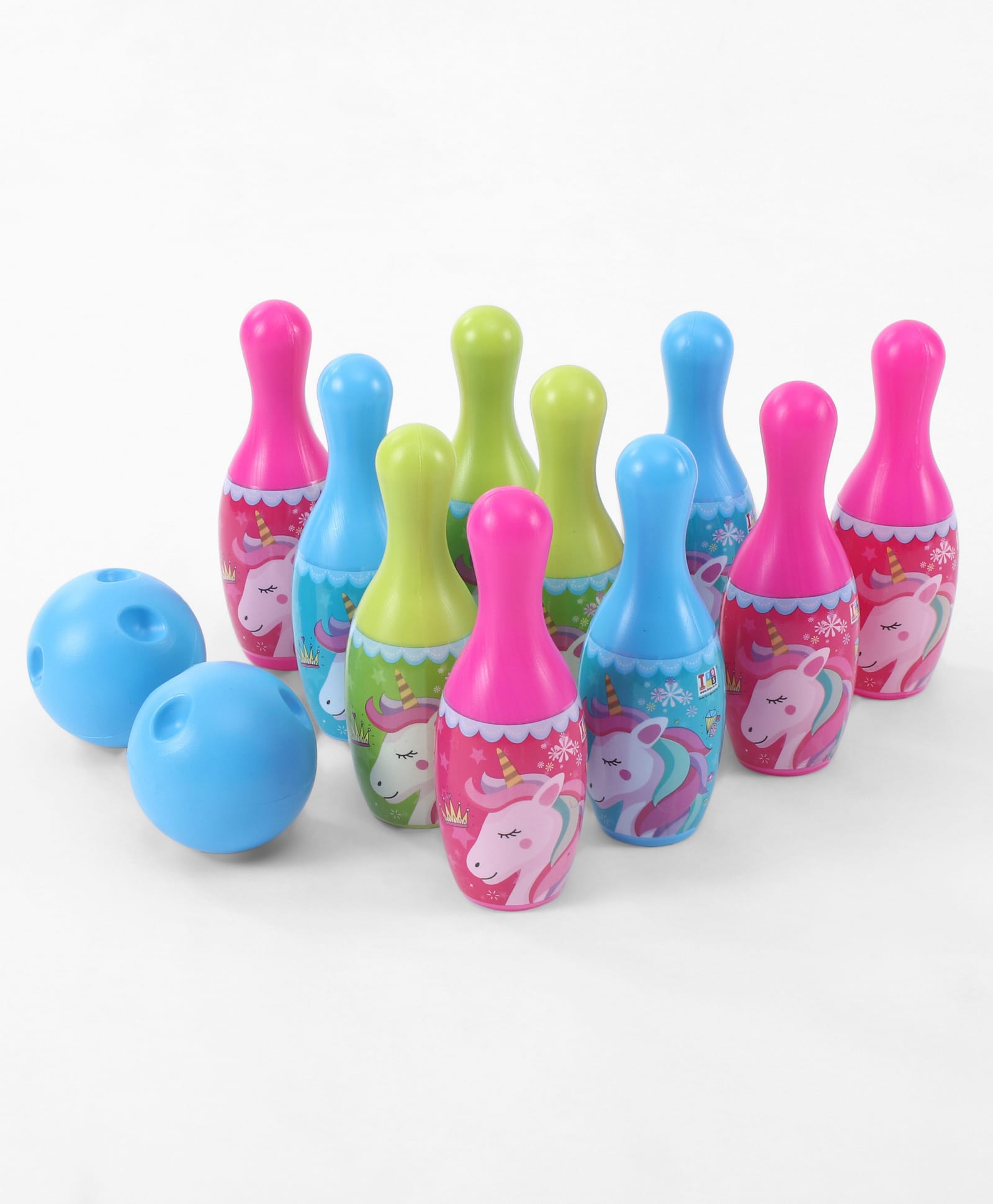 IToys Dasion Unicorn Bowling Set with Colorful Pins and Easy Carry Basket- Multicolor-image-33