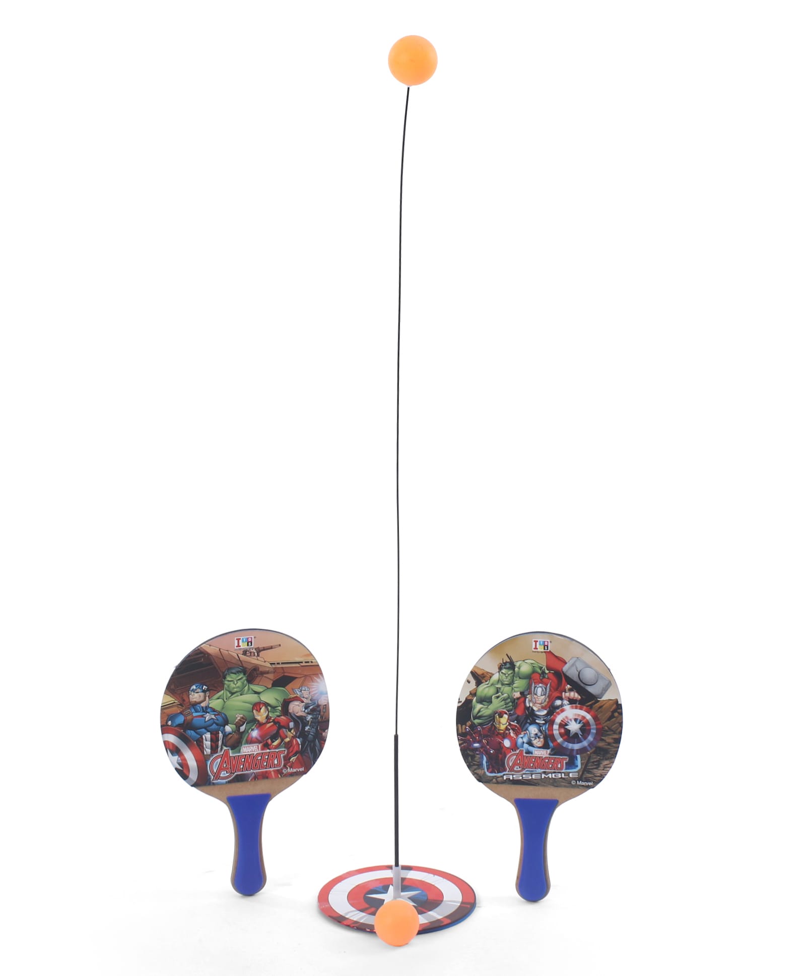 IToys Table Tennis Racket with Avengers Print - Blue-picture-37