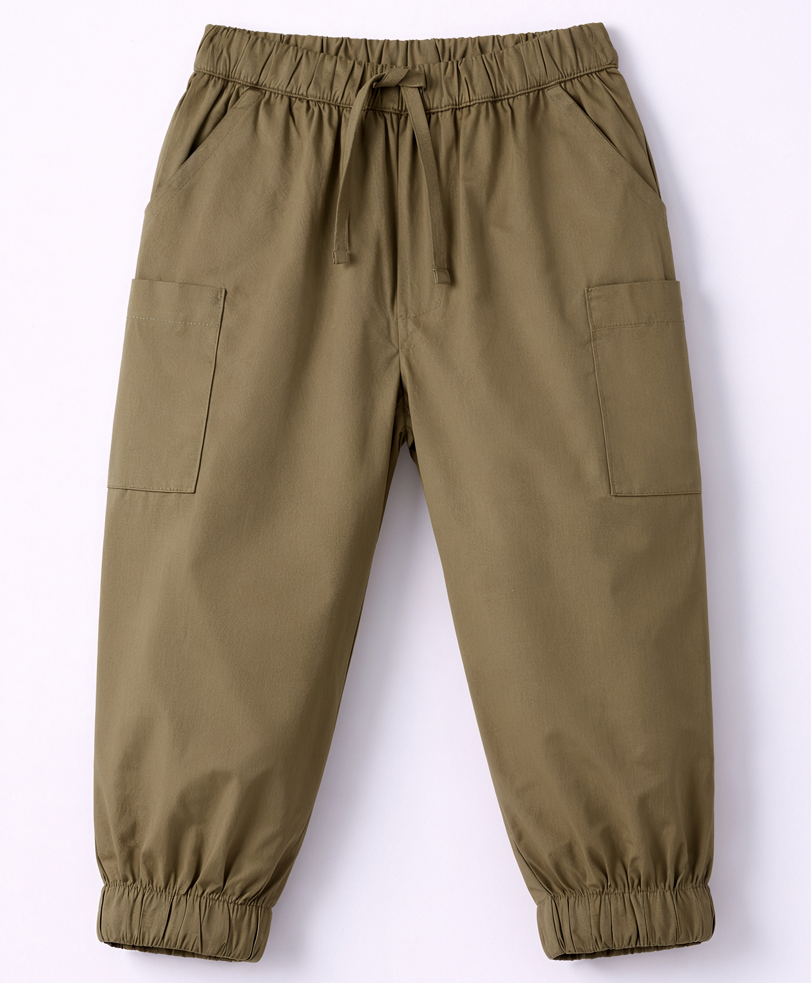 Doodle Poodle 100% Cotton Woven Full Length Solid Lounge Pant With Pockets - Olive Green-image-39