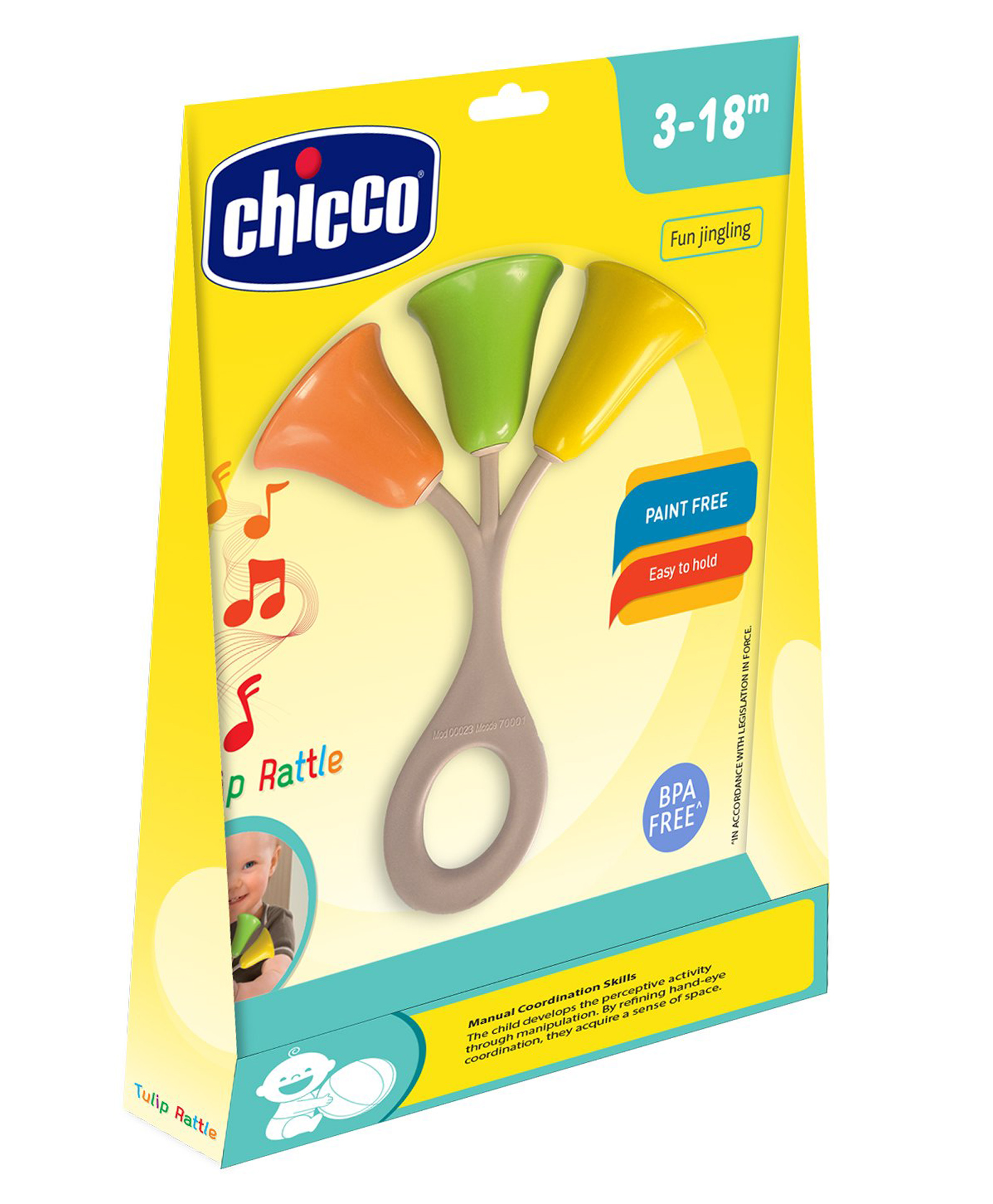Chicco Tulip Rattle - Multicolor-picture-15