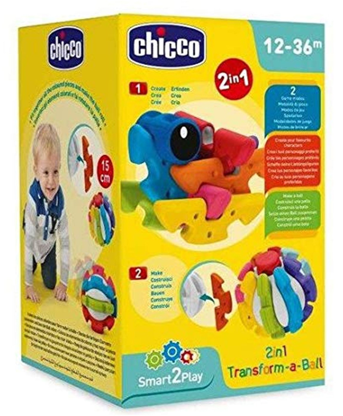 Chicco 2 in 1 Transform a Ball- Multicolor-image-11