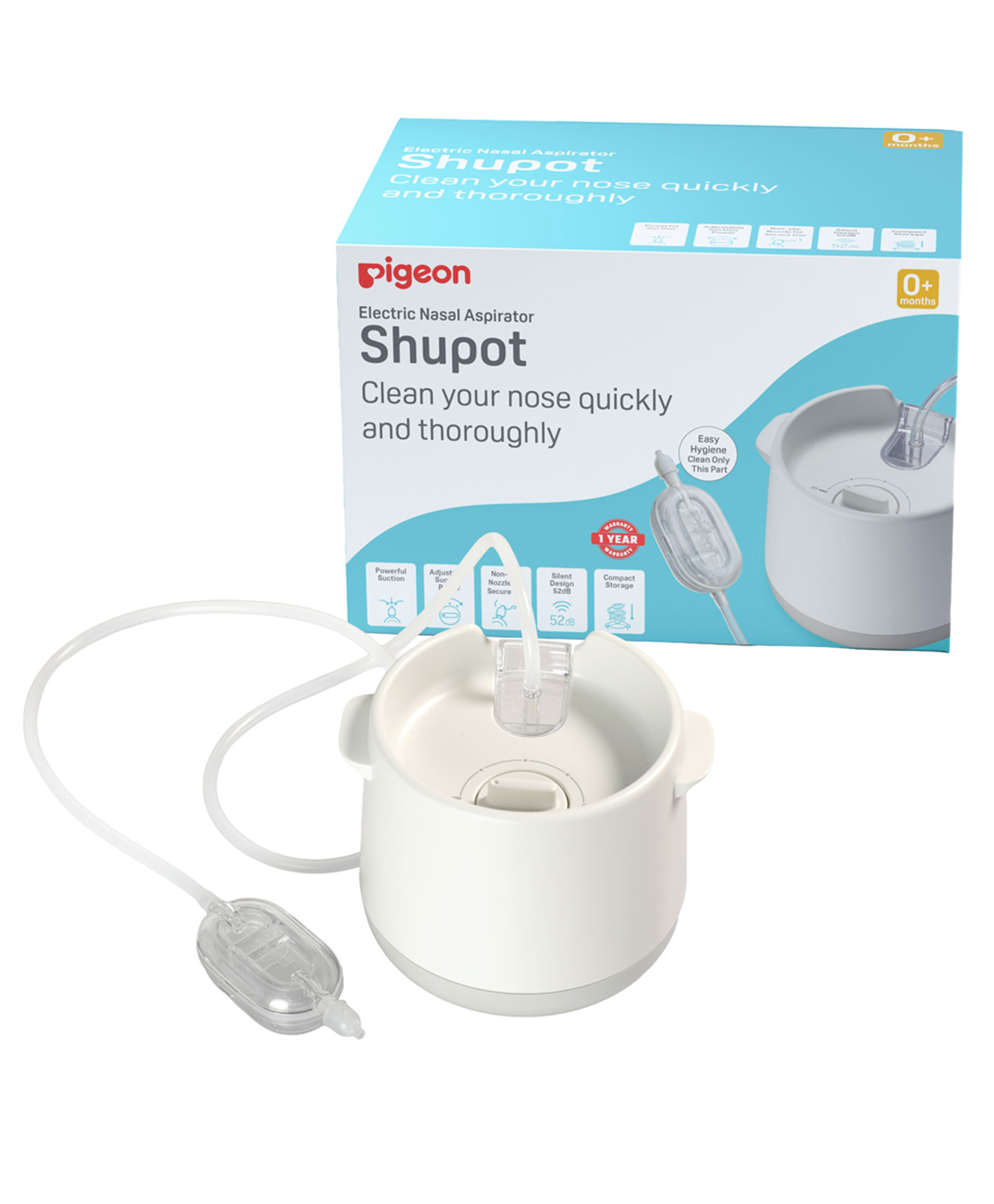 Pigeon Shupot Electric Nasal Aspirator - White-picture-12