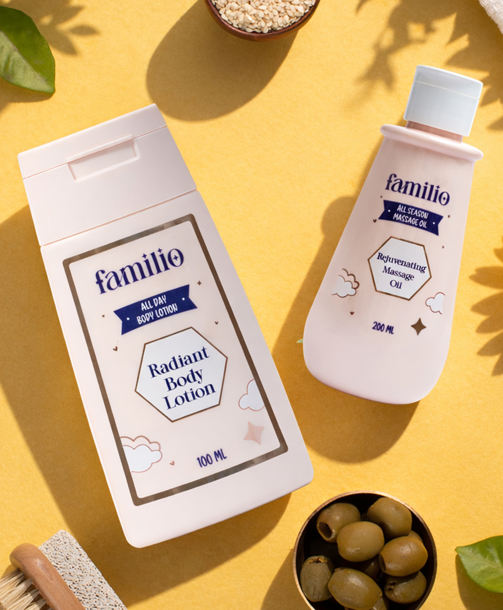 Familio All Season Massage Oil & All Day Body Lotion Combo for Kids, Rejuvenating Massage Oil 200 ml & Radiant Body Lotion 100 ml, Non-Greasy Formula for Kids & Teens-image-41