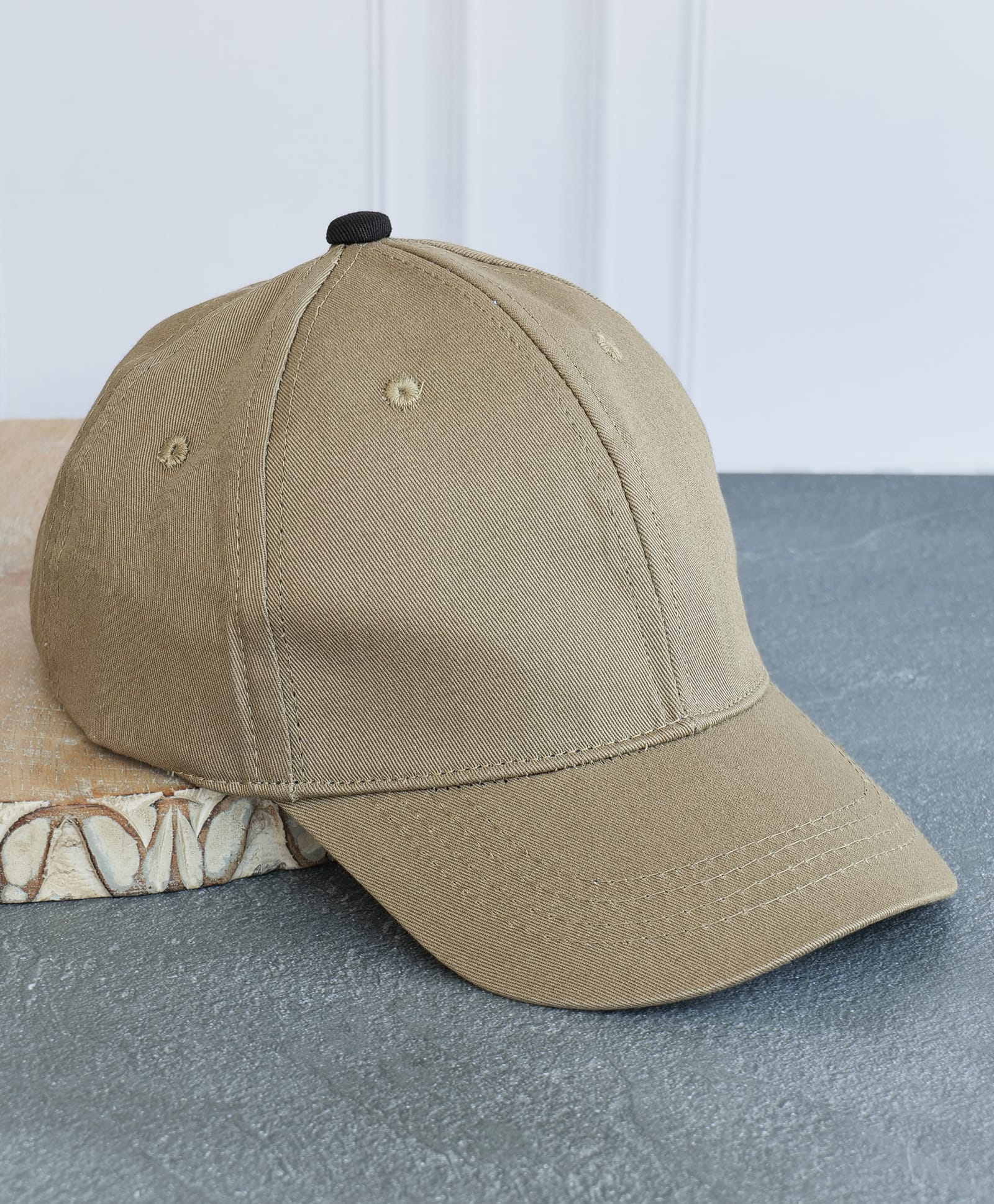 Dukiekooky Solid Baseball Cap - Olive Green - Circumference 51 Cms-picture-11