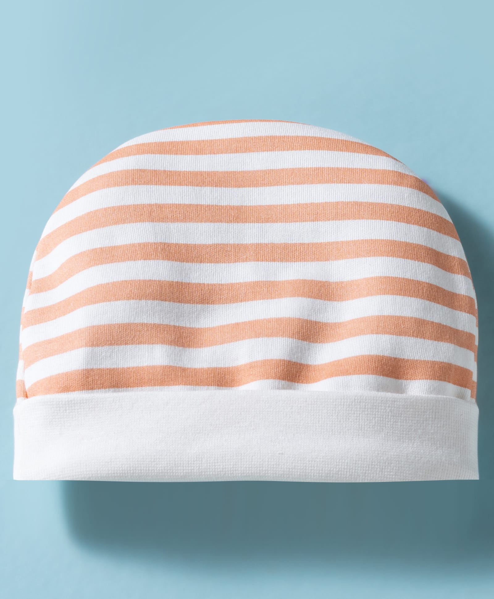 Ben Benny Interlock Knit Striped Baby Caps White - Diameter 17.5 cm-picture-15