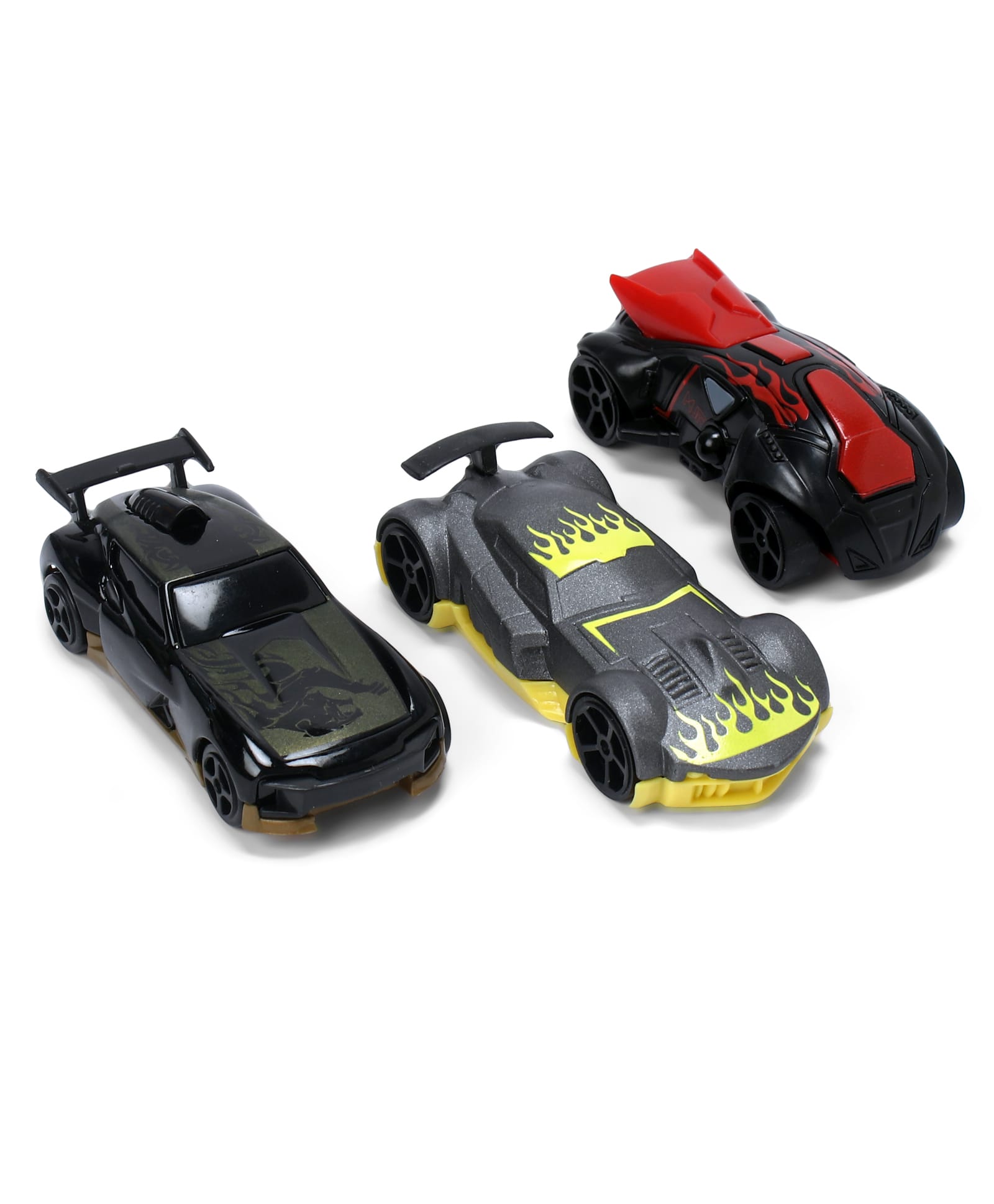 Dickie Thunder Racers Die-Cast Car 1:64 Scale Metal Mini Racing Car with Free-Rolling Wheels Pack of 3 - Multicolor-picture-38