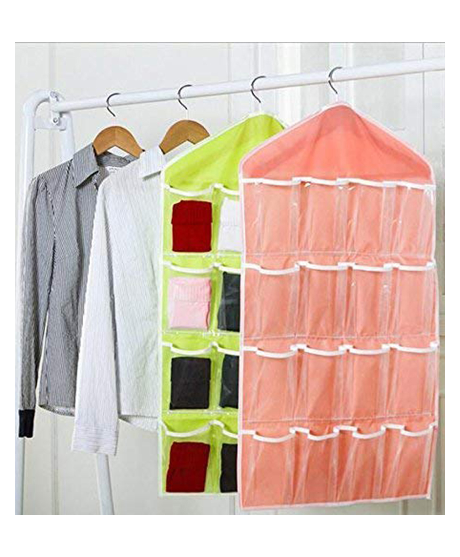 WENS 16 Pockets Portable Hanging Storage Bag-image-17