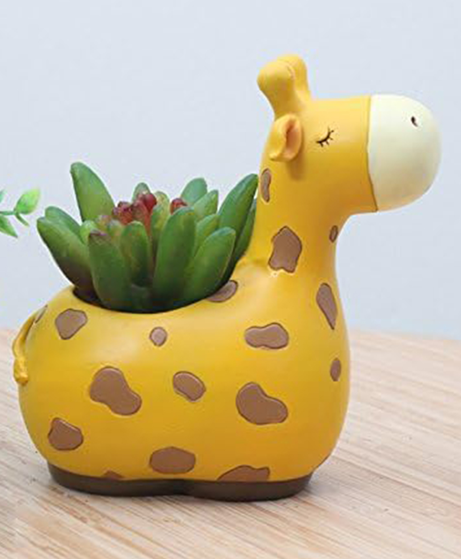 WENS Handcrafted Resin Mini Giraffe Creative Succulent Flower Pots-image-38
