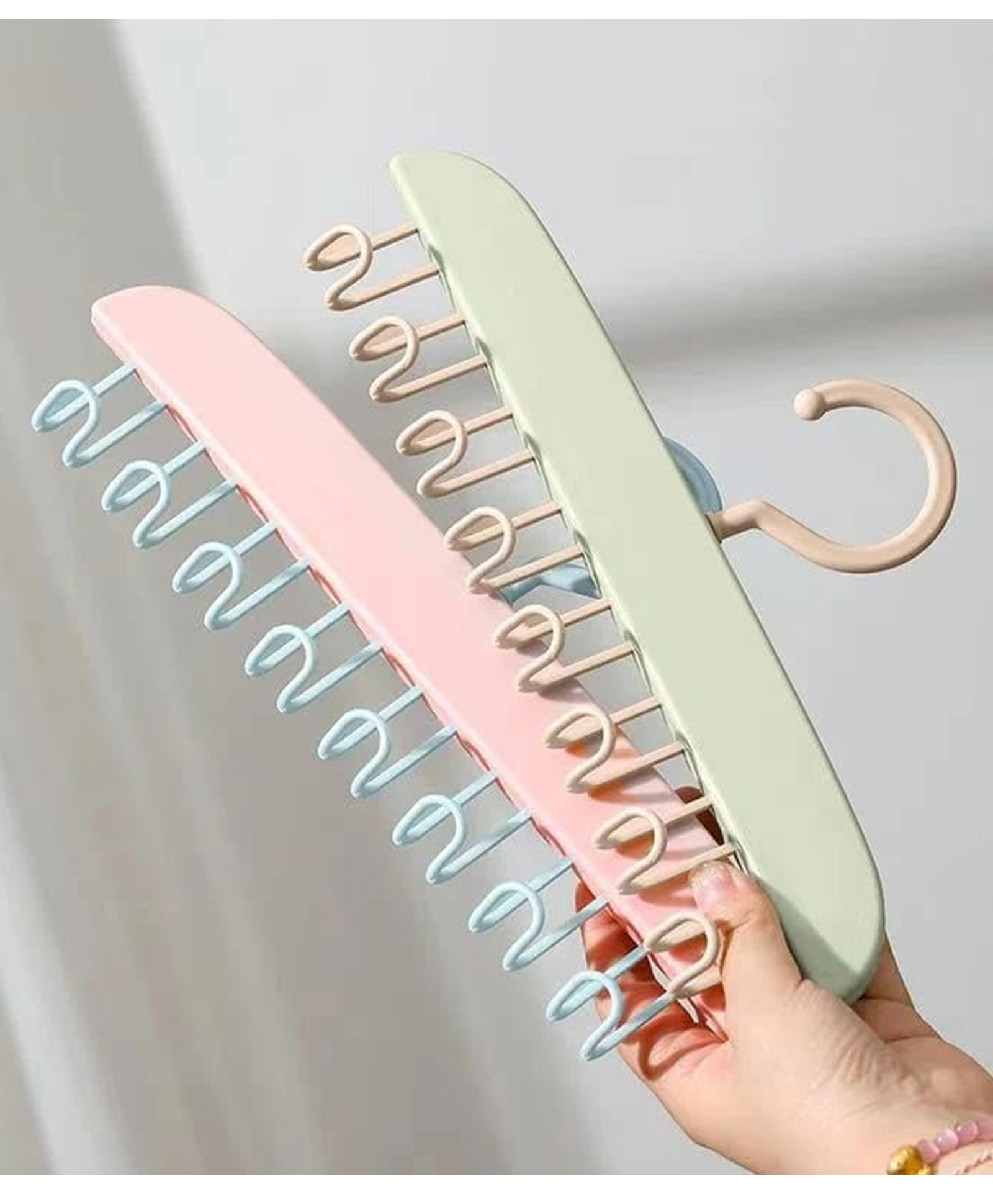 WENS Multipurpose 8 Hooks Adjustable Closet Hangers (Assorted)-picture-10