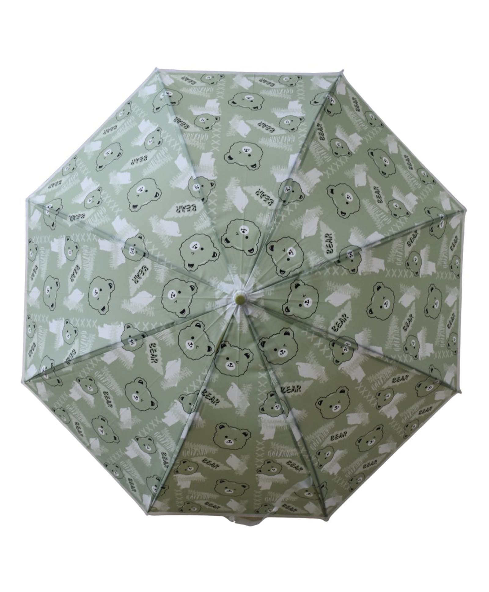 CHAATEWALA Teddy Bear Designed Umbrella - Green-picture-44