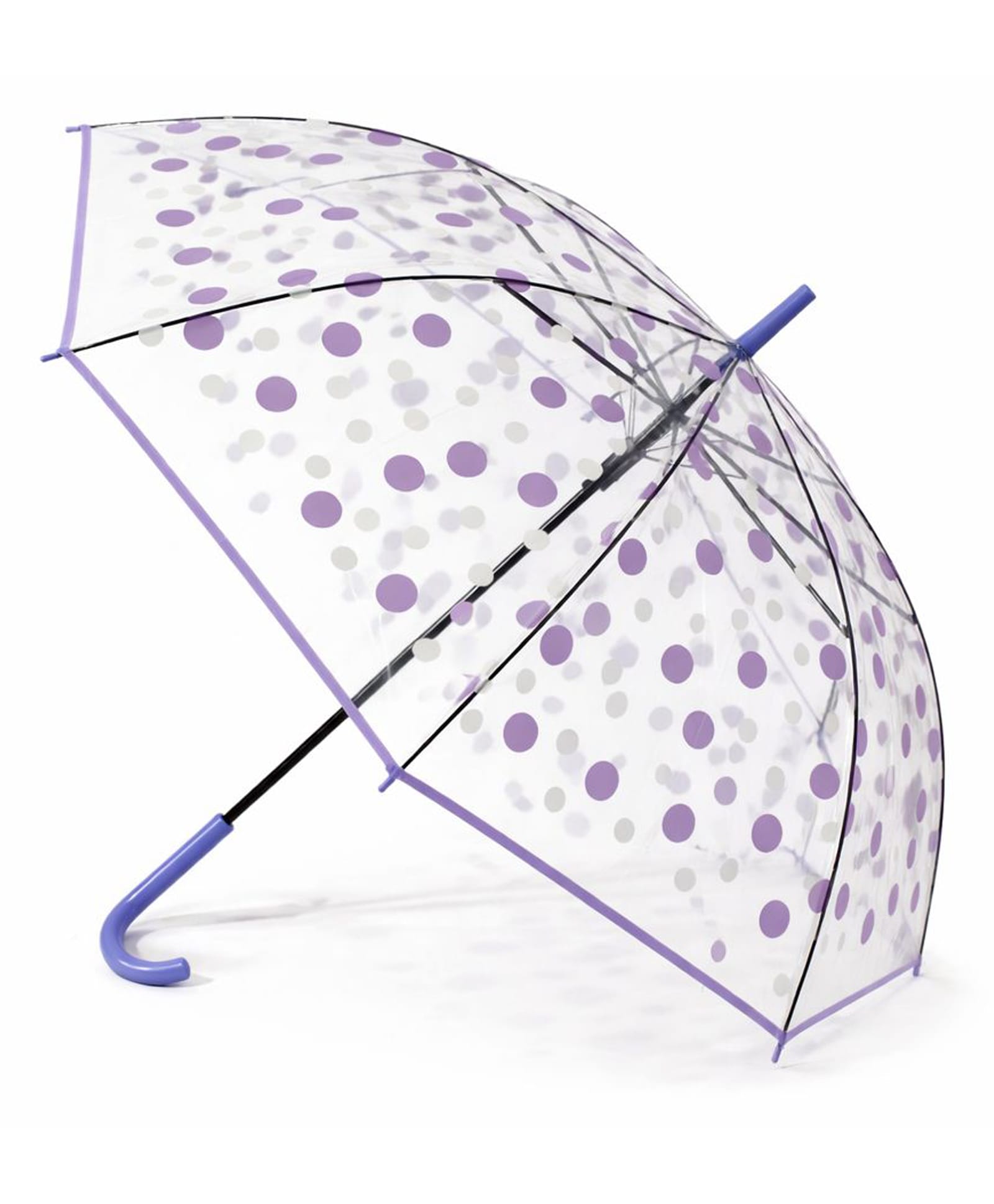 CHAATEWALA Polka Dots Designed Umbrella - Purple-picture-8
