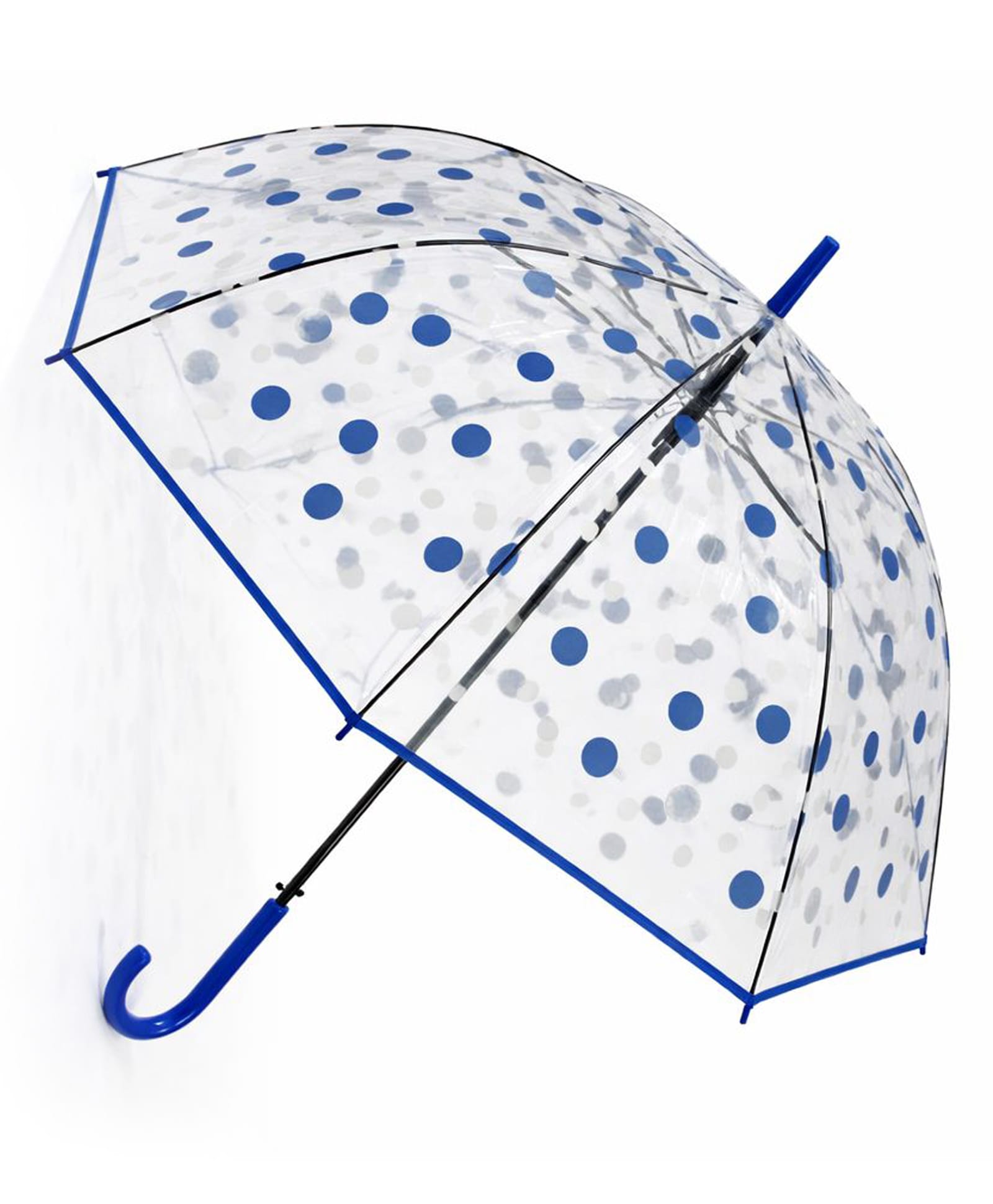CHAATEWALA Polka Dots Designed Umbrella - Blue-picture-13