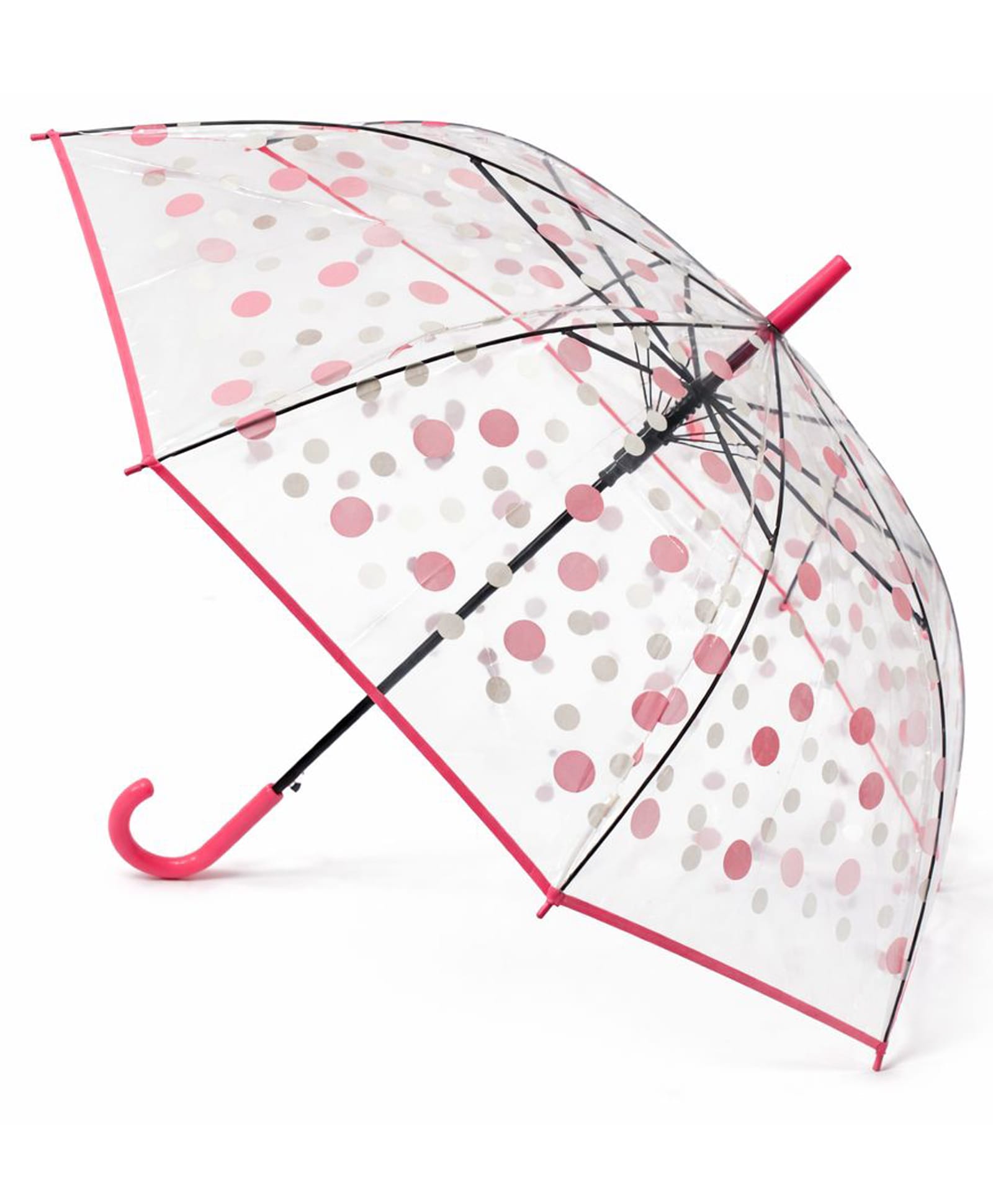 CHAATEWALA Polka Dots Designed Umbrella - Pink-picture-37