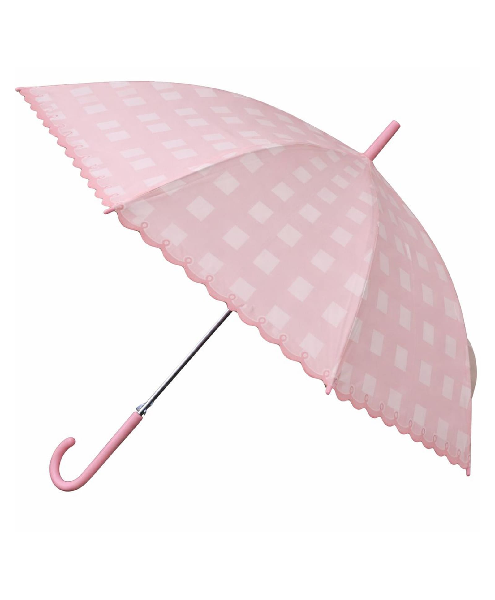CHAATEWALA Checked Umbrella - Pink-image-43