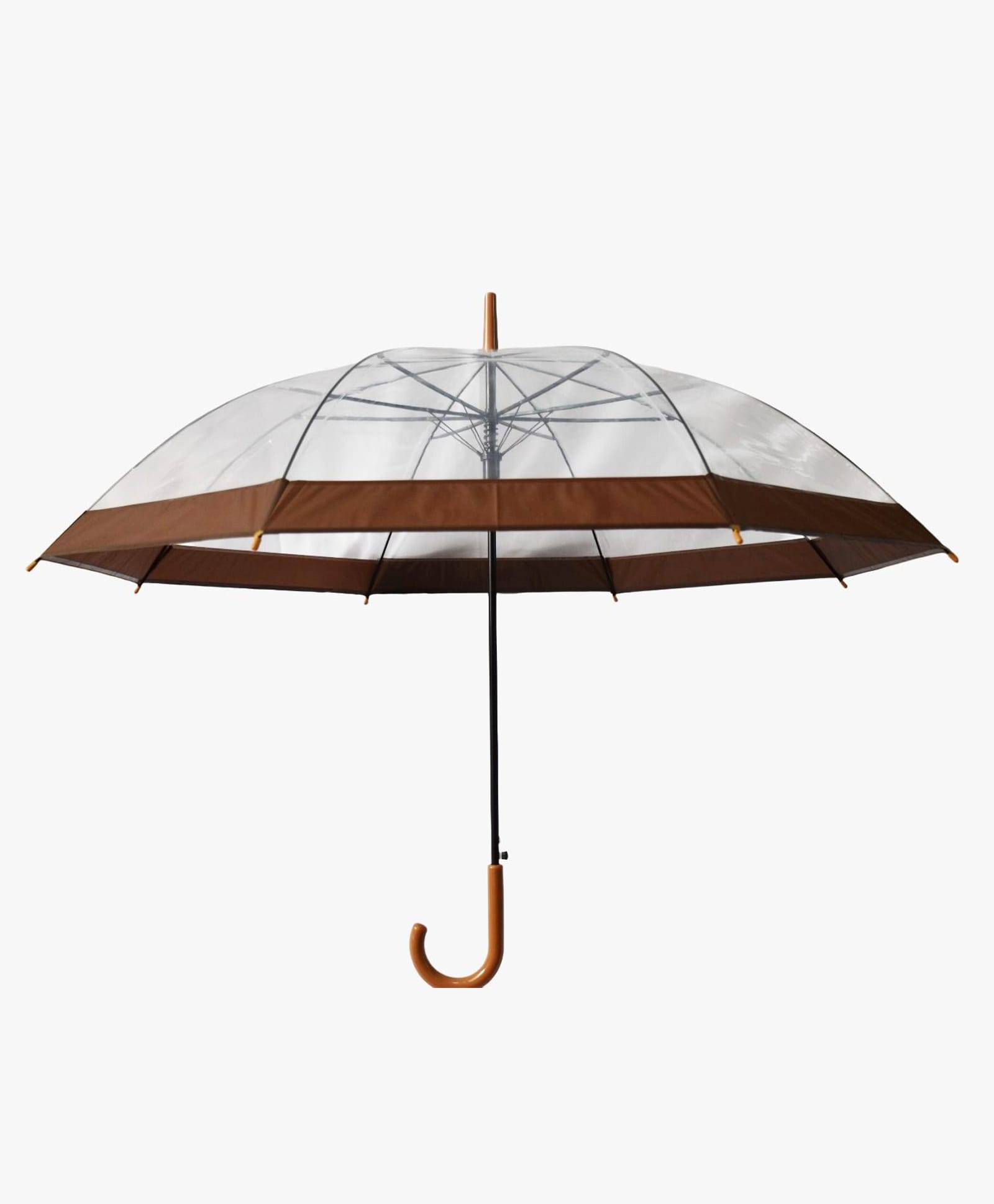 CHAATEWALA Solid Umbrella - Brown-picture-13