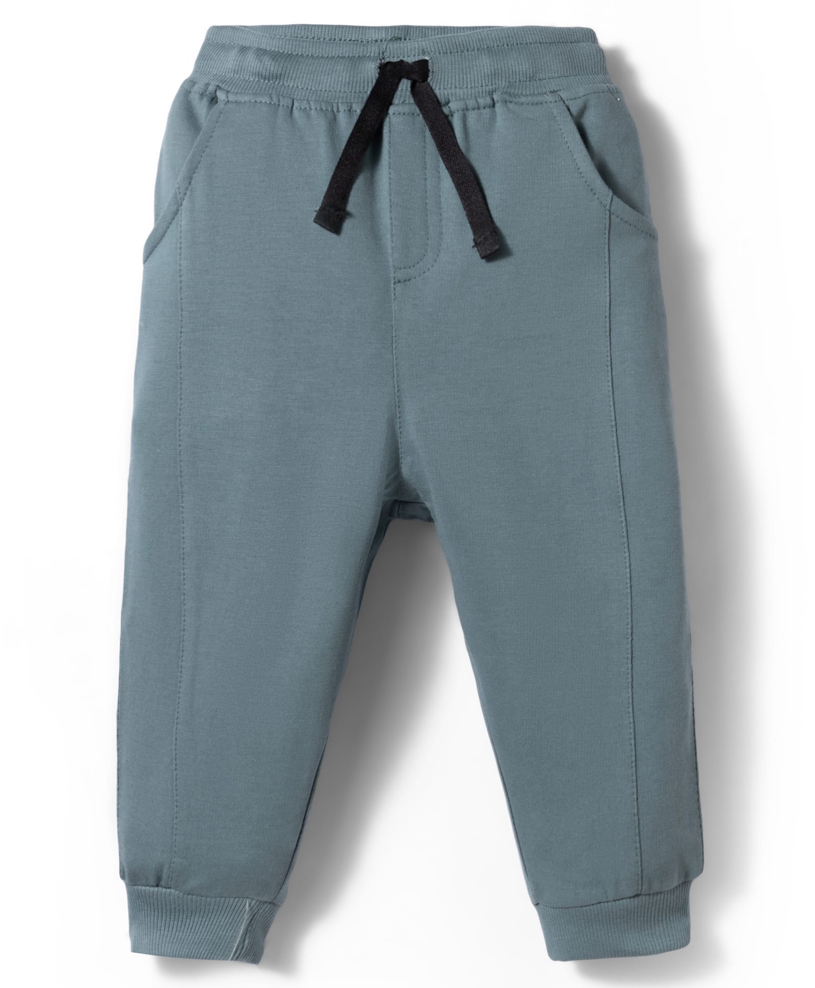 Pink Rabbit Looper Knit Full Length Solid Lounge Pant - Mint Green-image-41