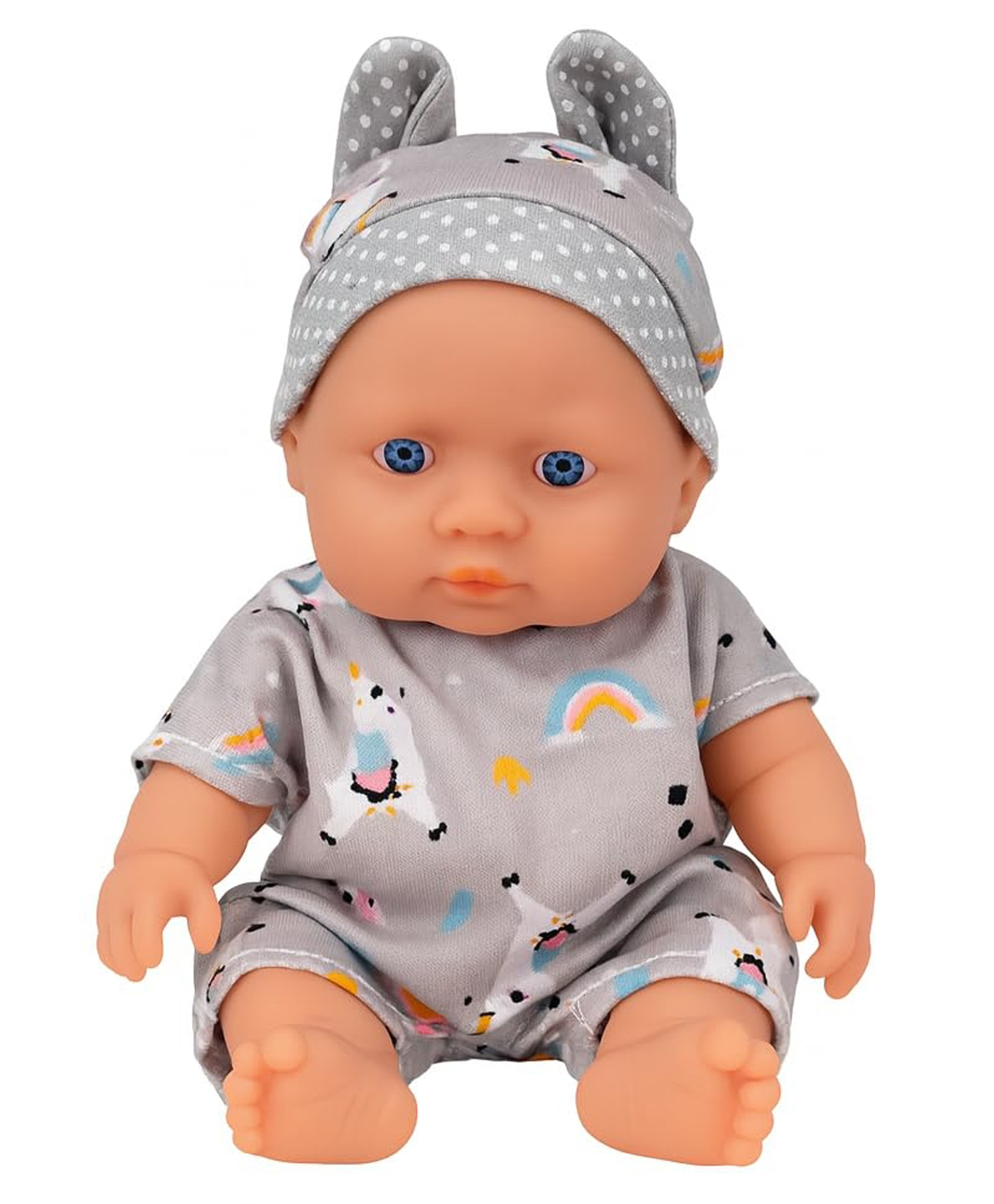 FunBlast 19 cm Realistic Baby Doll Toy with Rotatable Arms & Legs -Cute Pretend Play for Kids (Multicolor)-picture-24