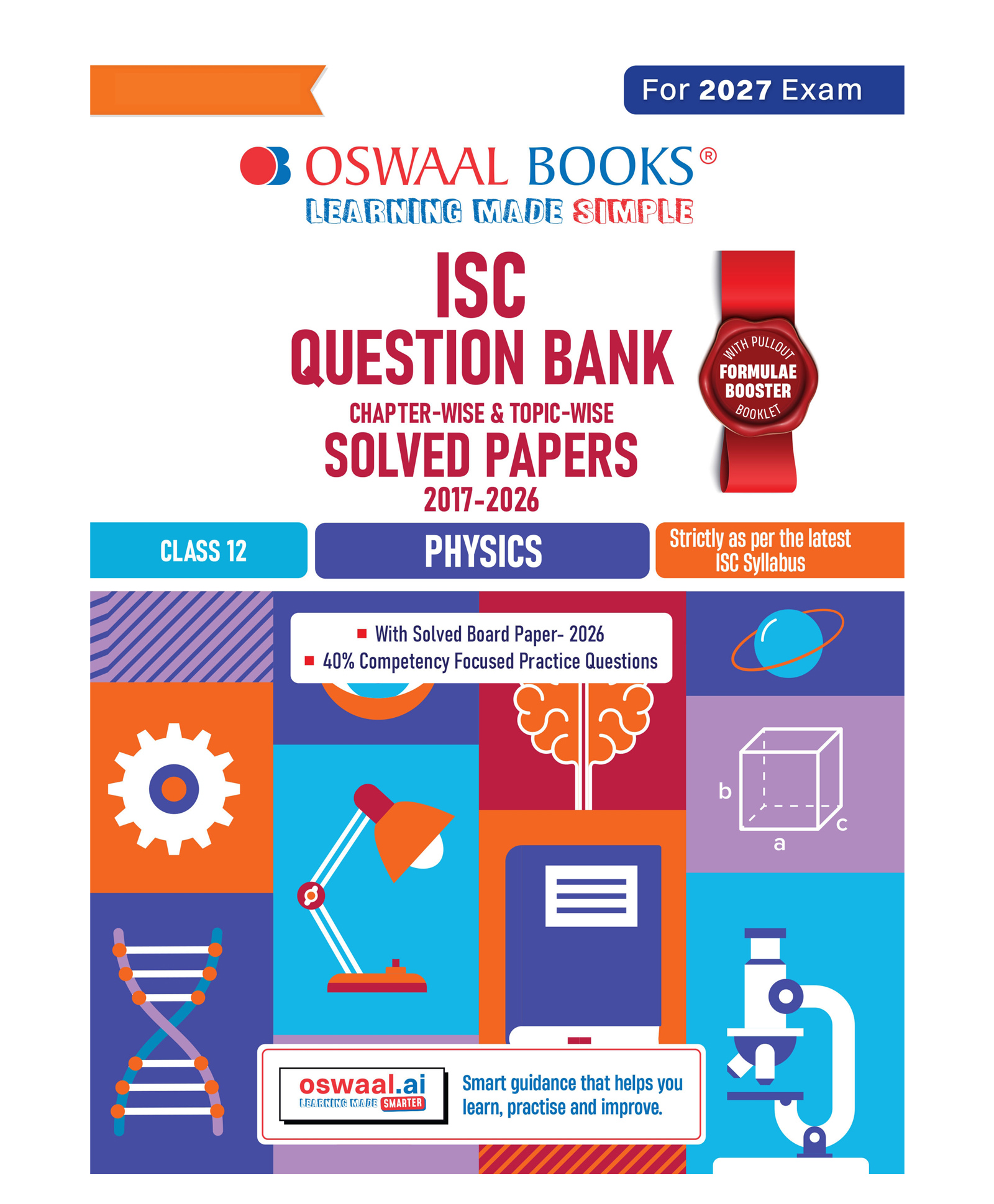 OSWAAL BOOKS Class 12 ISC Physics Question Bank (20172026)| Chapter-wise & Topic-wise with Competency Based Questions |For 2027 Exam | With Solved 2026 Board Paper | Self-Assessment Papers-image-29