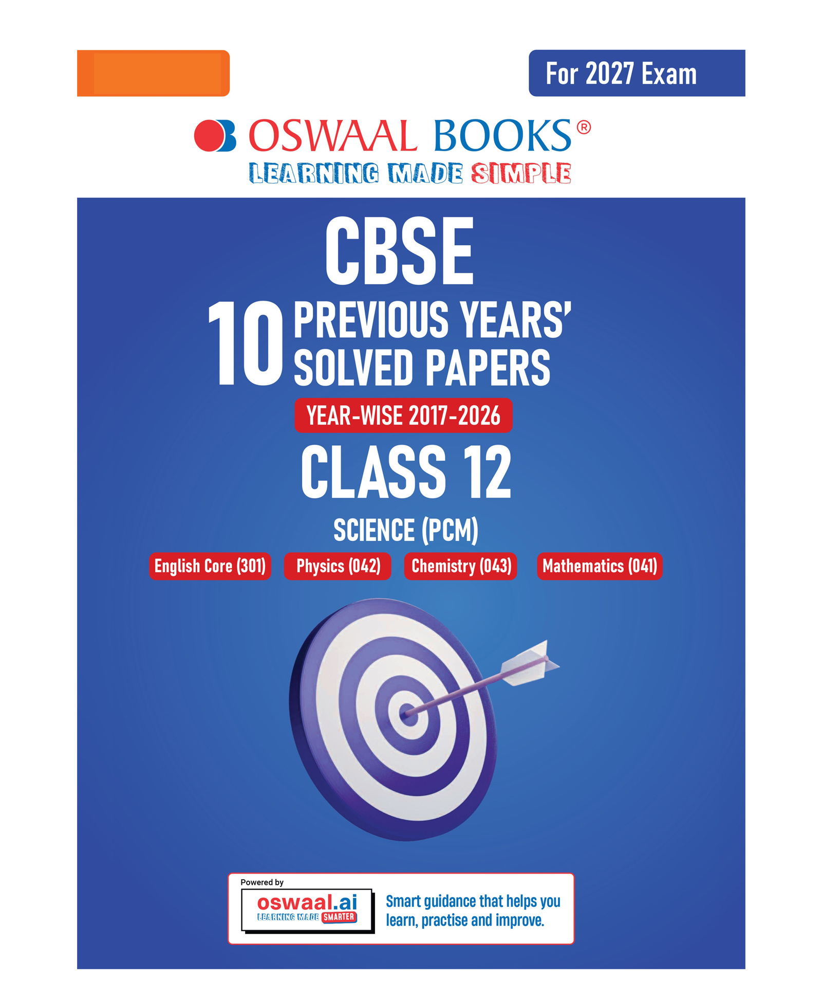 OSWAAL BOOKS CBSE Class 12 Science (PCM) Previous 10 Years' Solved Papers (20172026) | English Core, Physics, Chemistry, Maths | 2026 Solved Papers | NCERT & Competency-Based-image-29