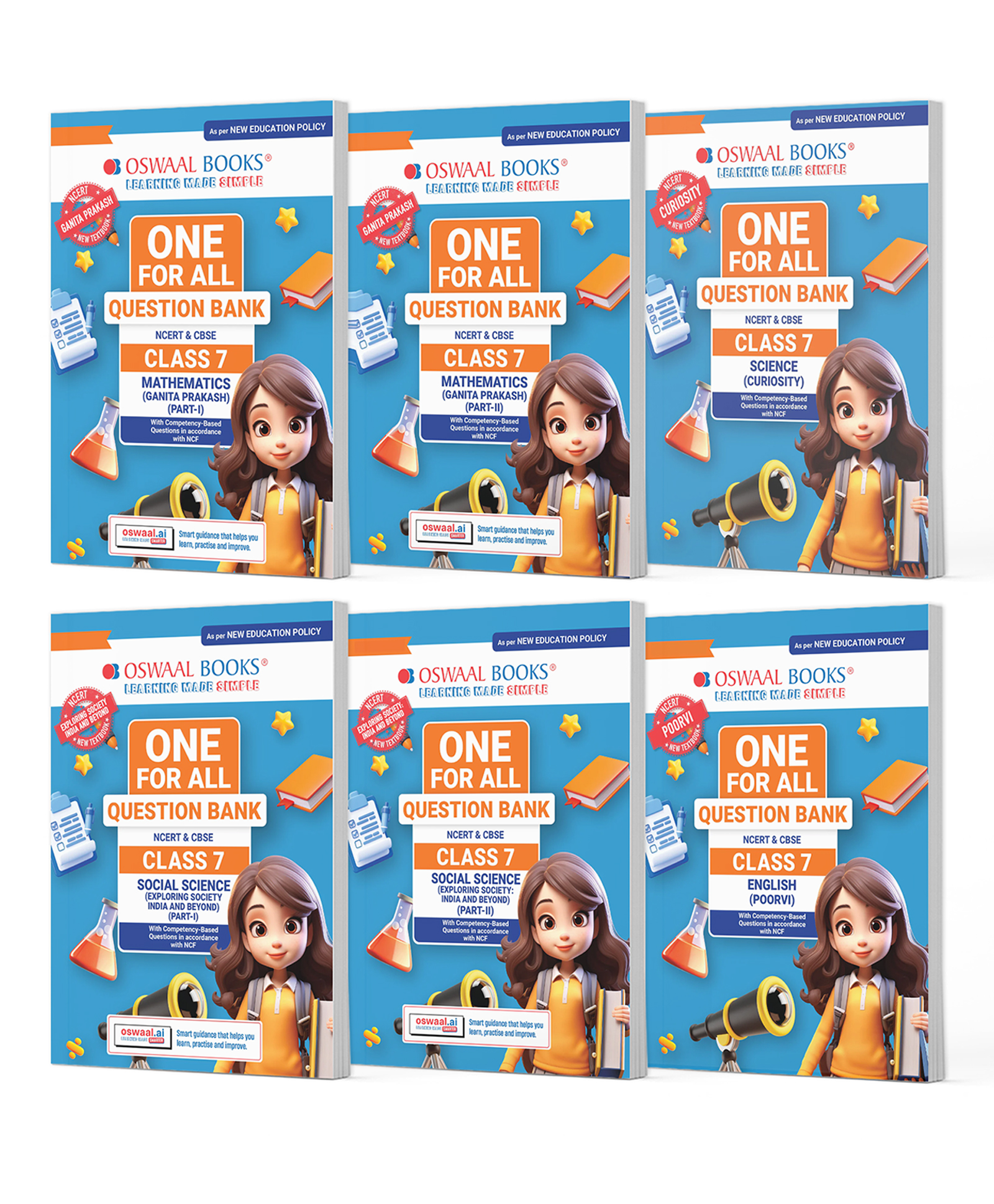 OSWAAL BOOKS One For All Question Banks NCERT & CBSE Class 7 (Set of 6 Books) Mathematics Part-1, Part-2, Science, Social Science Part-1, Part-2, And English (For Latest Exam)-image-38